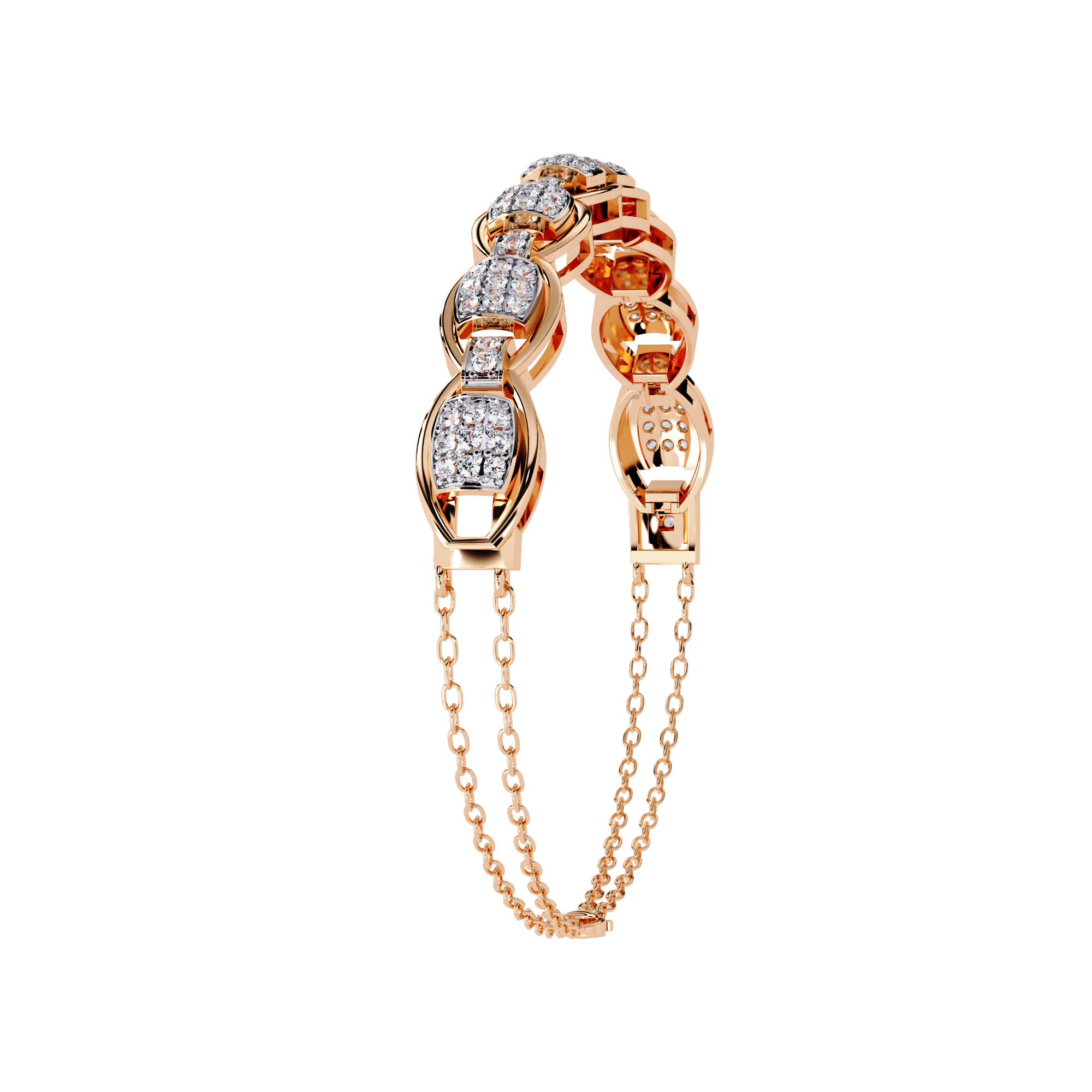 Premium Shimmering Lab Grown Diamond Bracelet