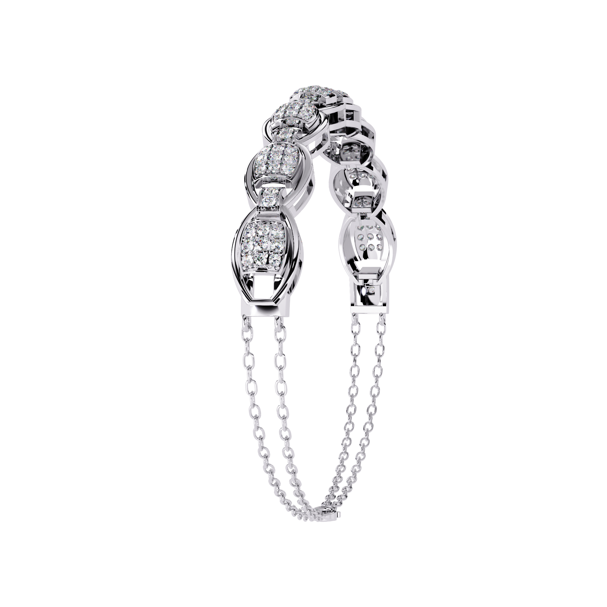Premium Shimmering Lab Grown Diamond Bracelet