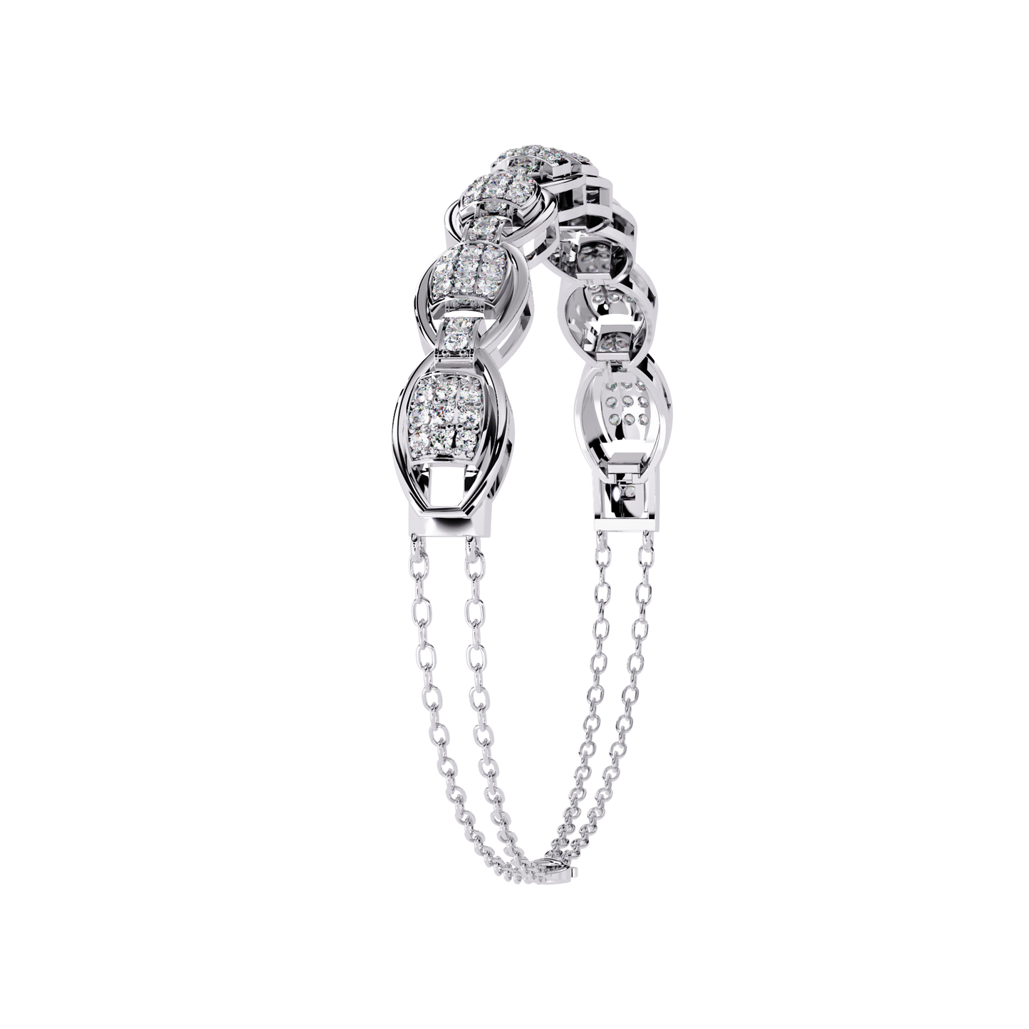 Premium Shimmering Lab Grown Diamond Bracelet
