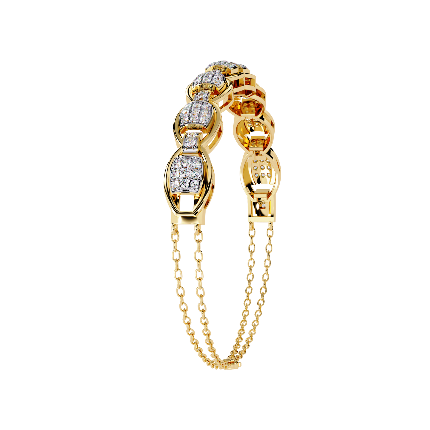 Premium Shimmering Lab Grown Diamond Bracelet