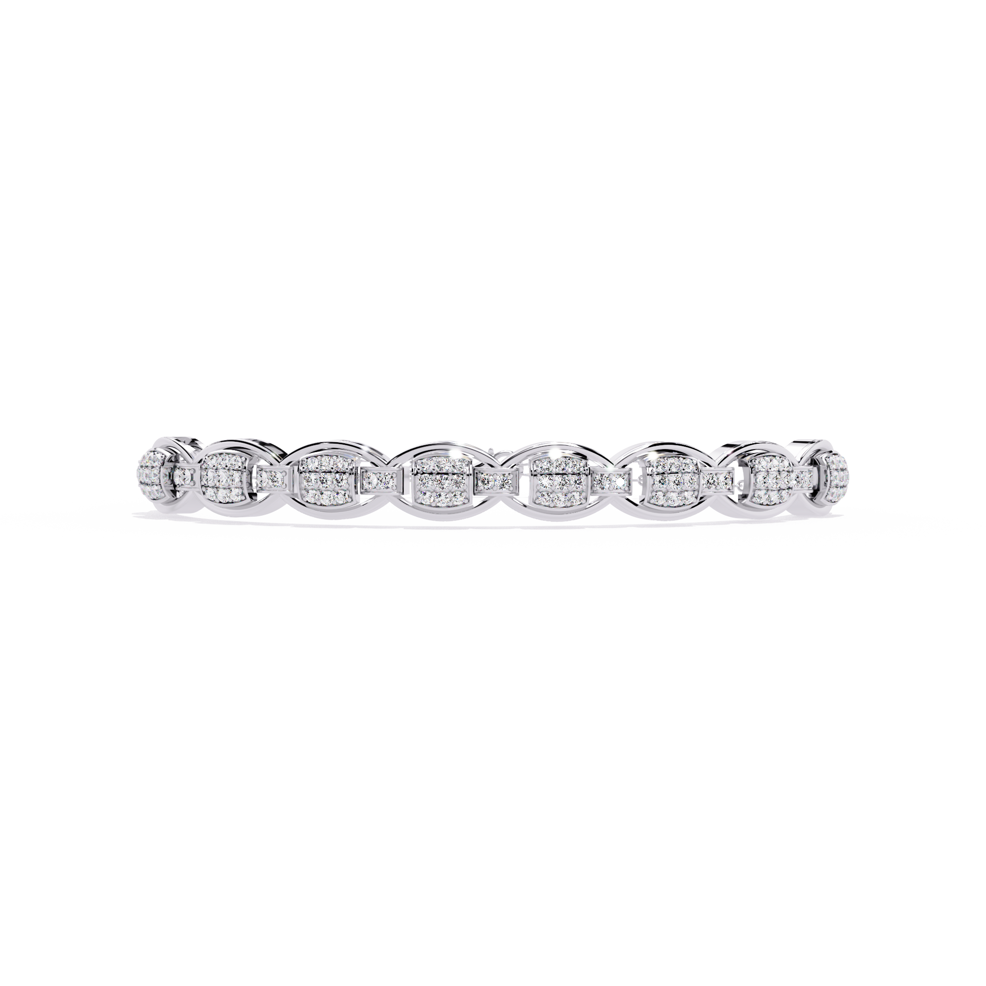 Premium Shimmering Lab Grown Diamond Bracelet