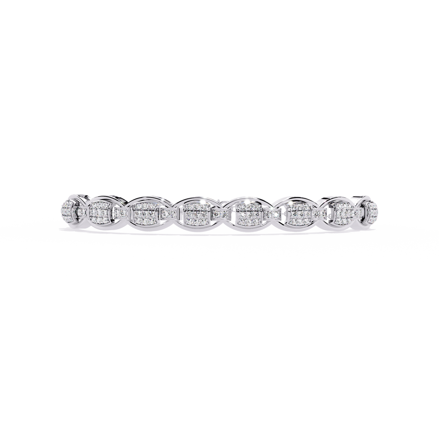 Premium Shimmering Lab Grown Diamond Bracelet