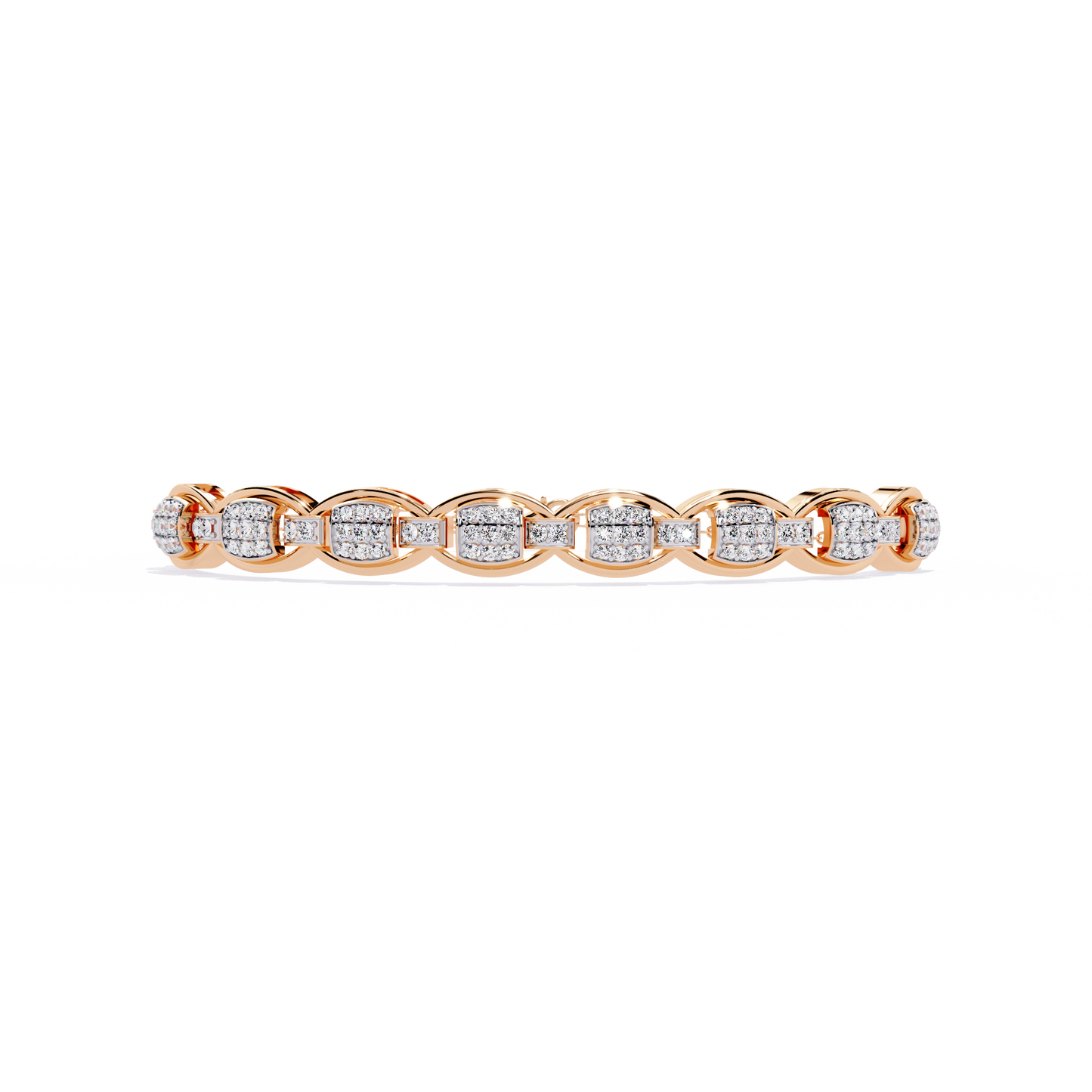 Premium Shimmering Lab Grown Diamond Bracelet