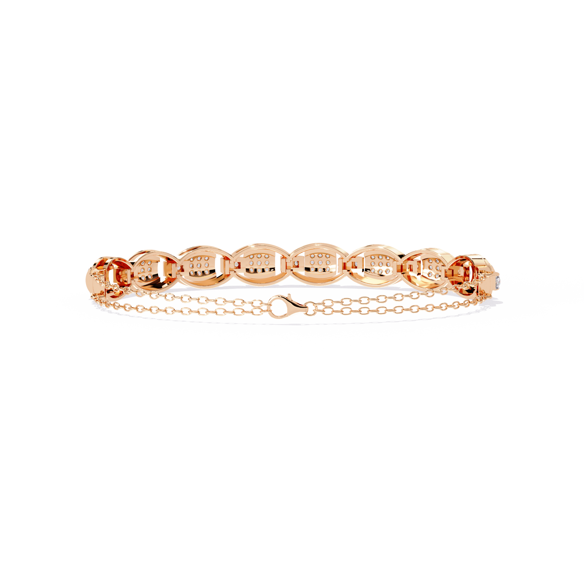 Premium Shimmering Lab Grown Diamond Bracelet