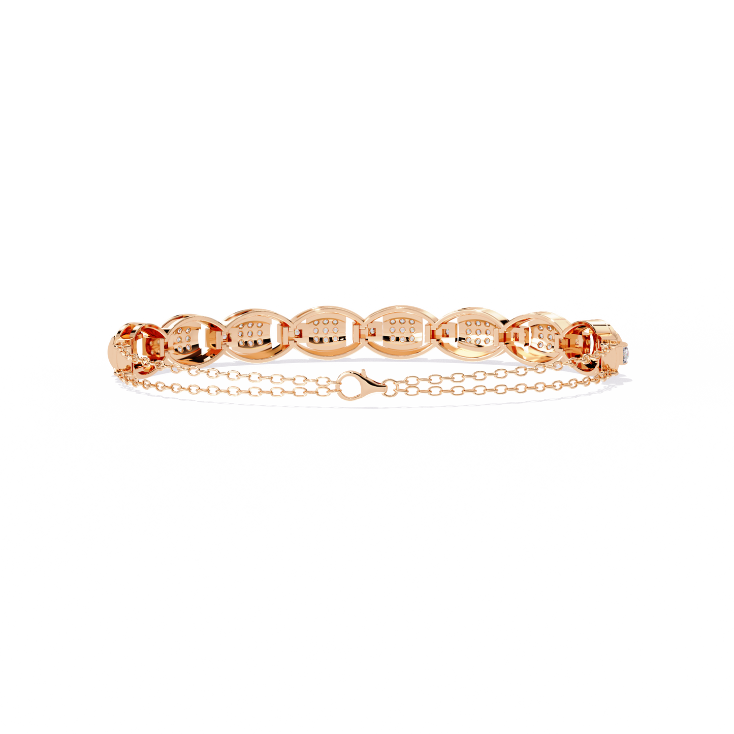 Premium Shimmering Lab Grown Diamond Bracelet