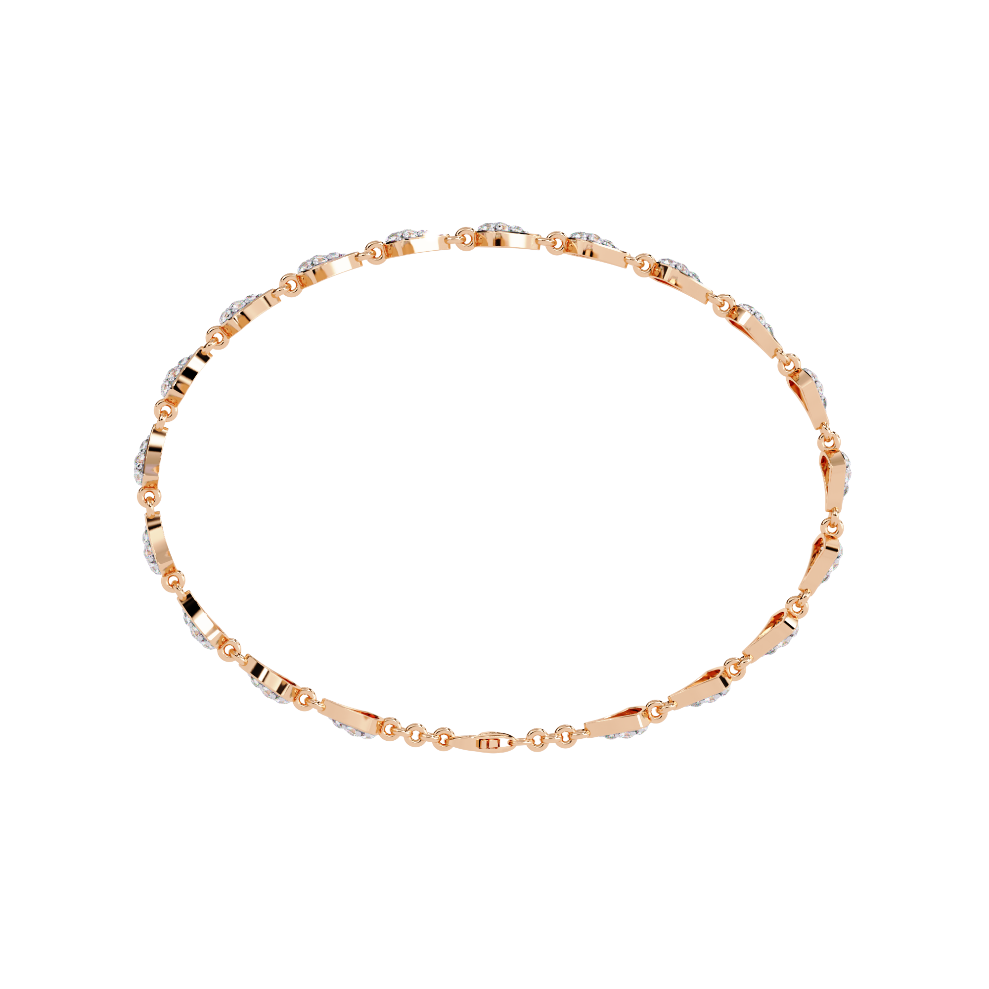 Buy Modern Lab Grown Diamond Tennis Bracelet