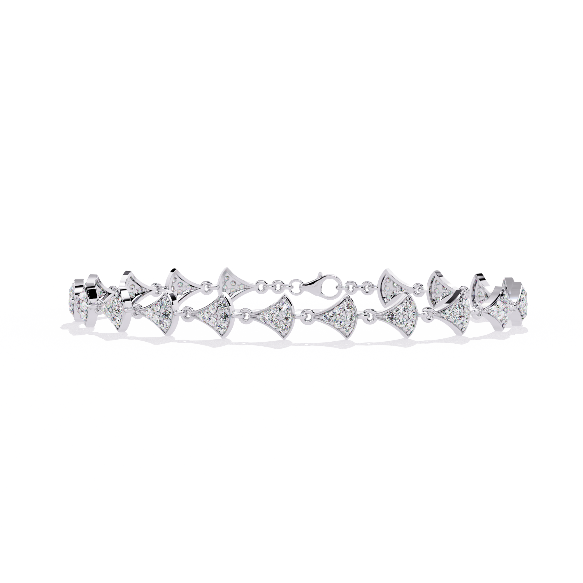 Buy Modern Lab Grown Diamond Tennis Bracelet