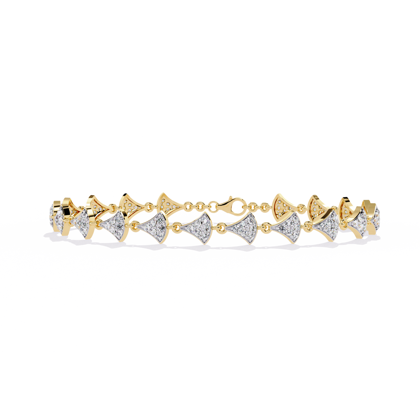 Buy Modern Lab Grown Diamond Tennis Bracelet