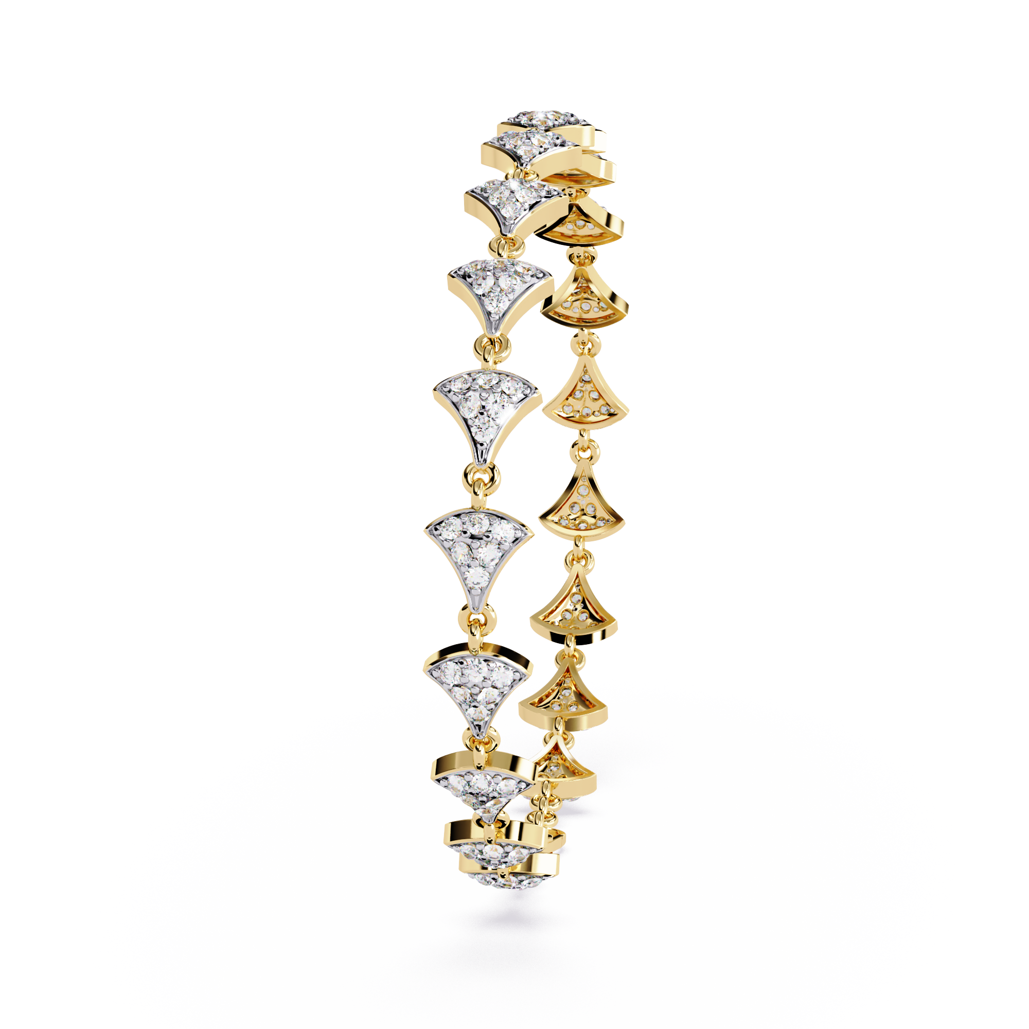 Buy Modern Lab Grown Diamond Tennis Bracelet