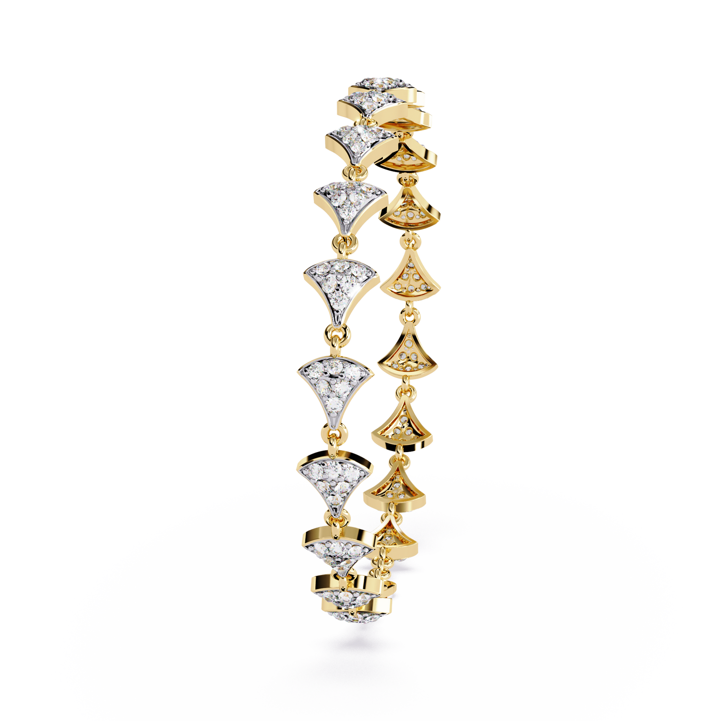 Buy Modern Lab Grown Diamond Tennis Bracelet