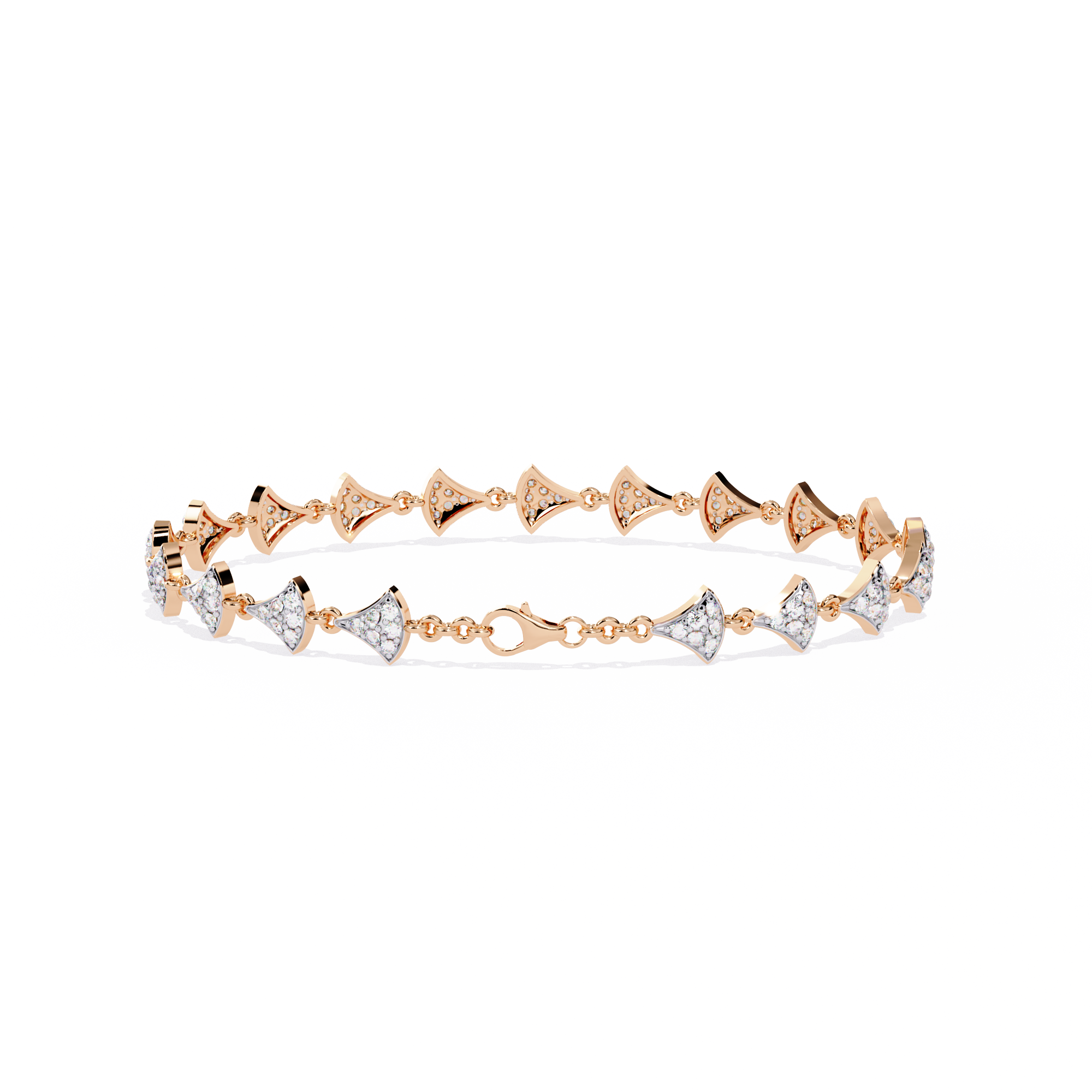 Buy Modern Lab Grown Diamond Tennis Bracelet