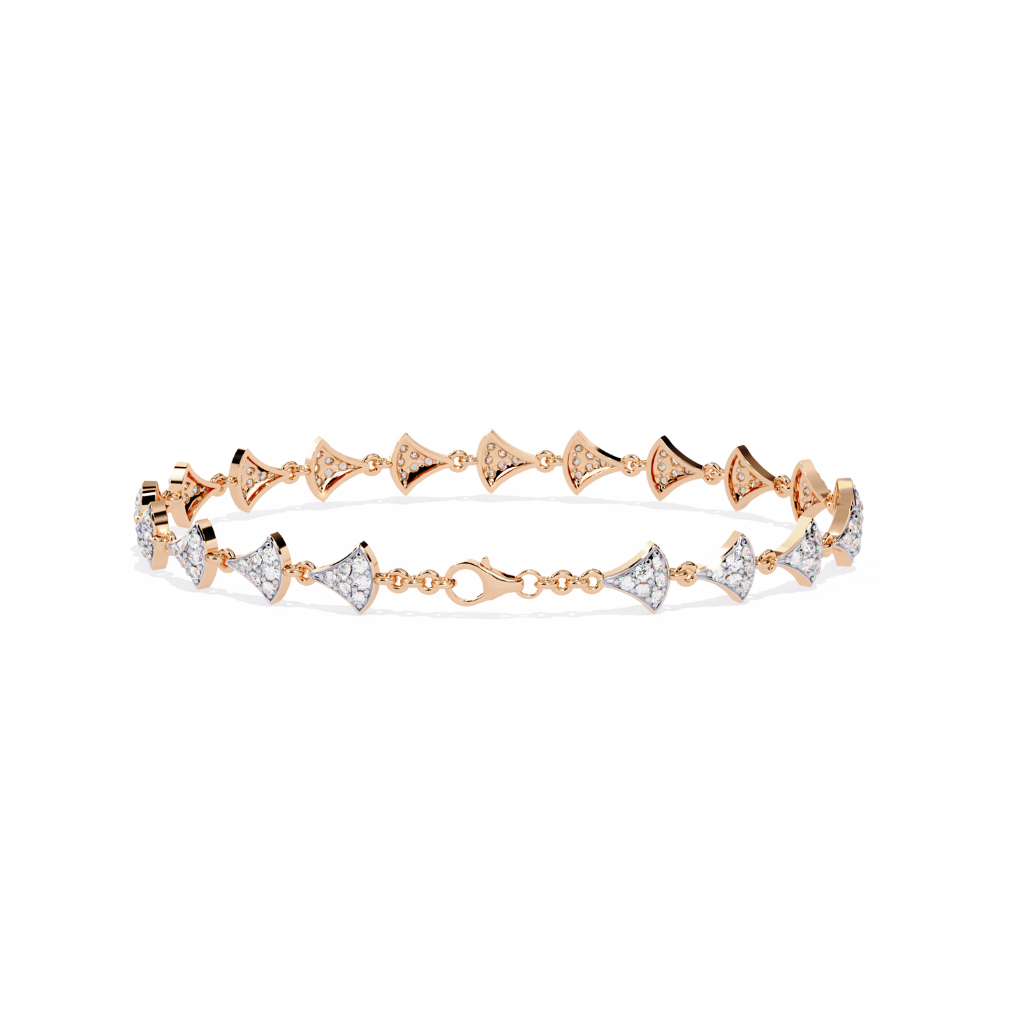 Buy Modern Lab Grown Diamond Tennis Bracelet