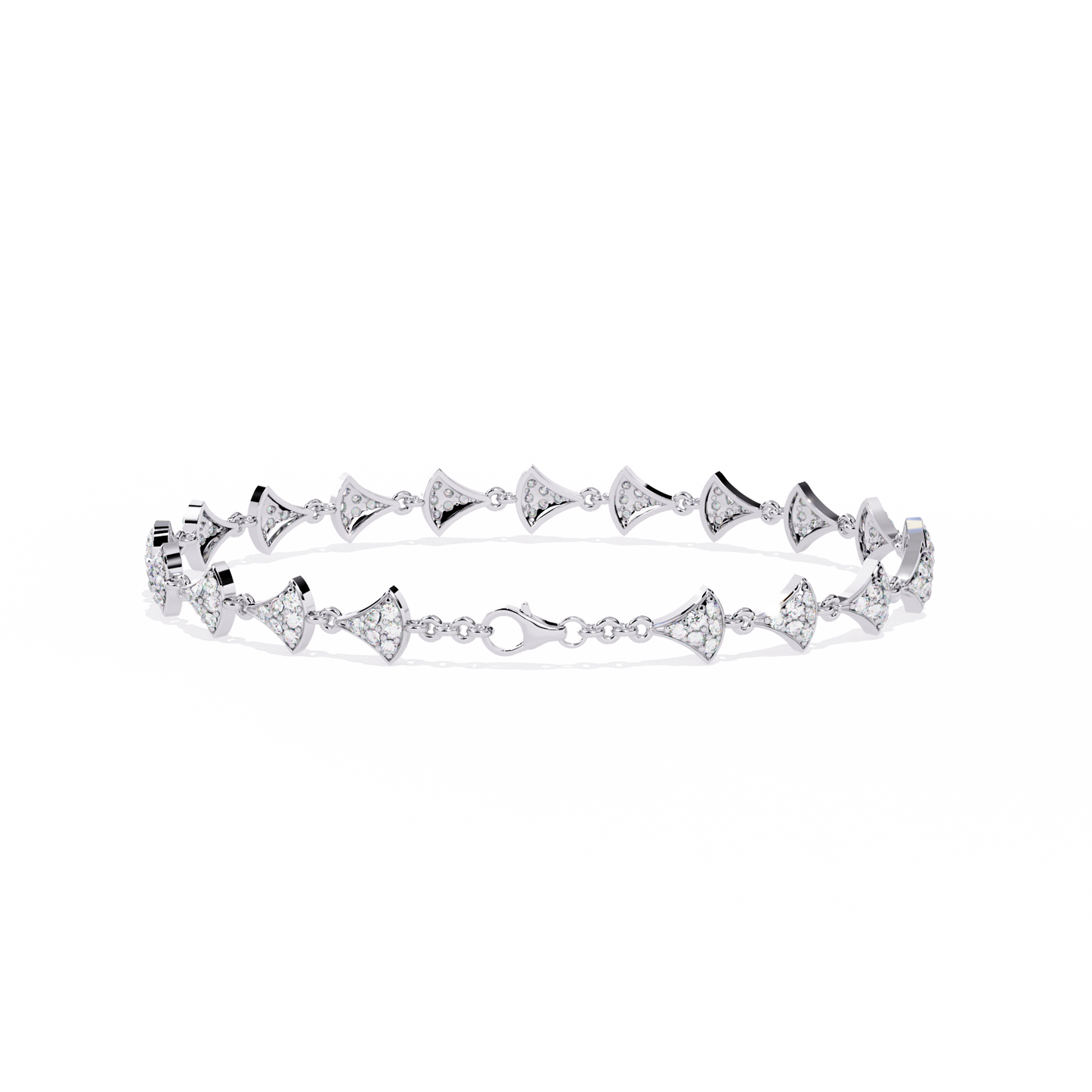 Buy Modern Lab Grown Diamond Tennis Bracelet
