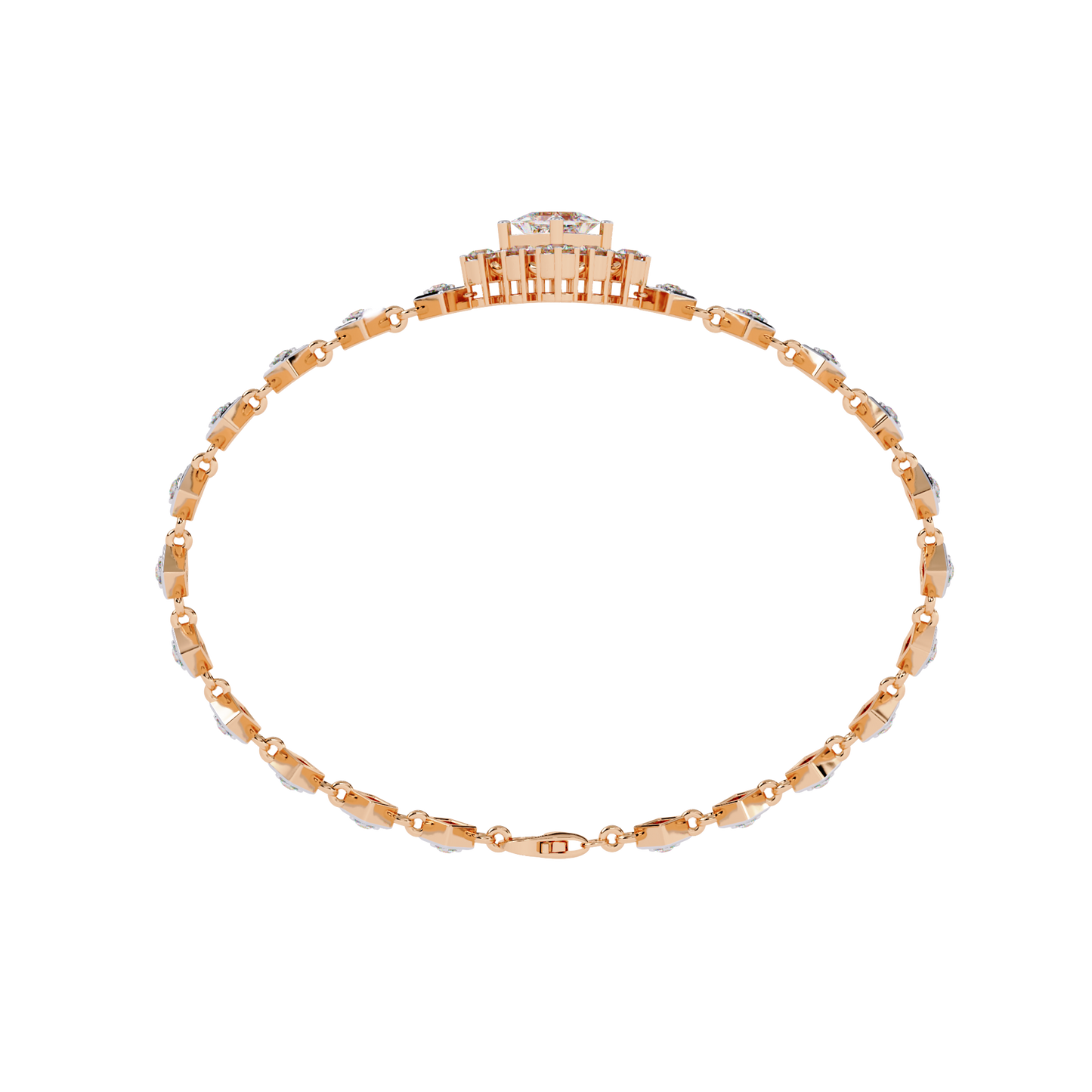Delicate Diamond Chain Bracelet