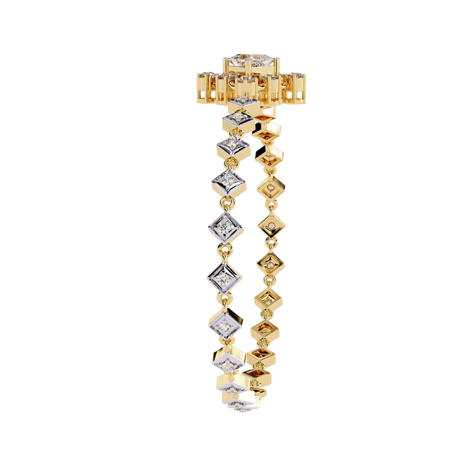 Delicate Diamond Chain Bracelet