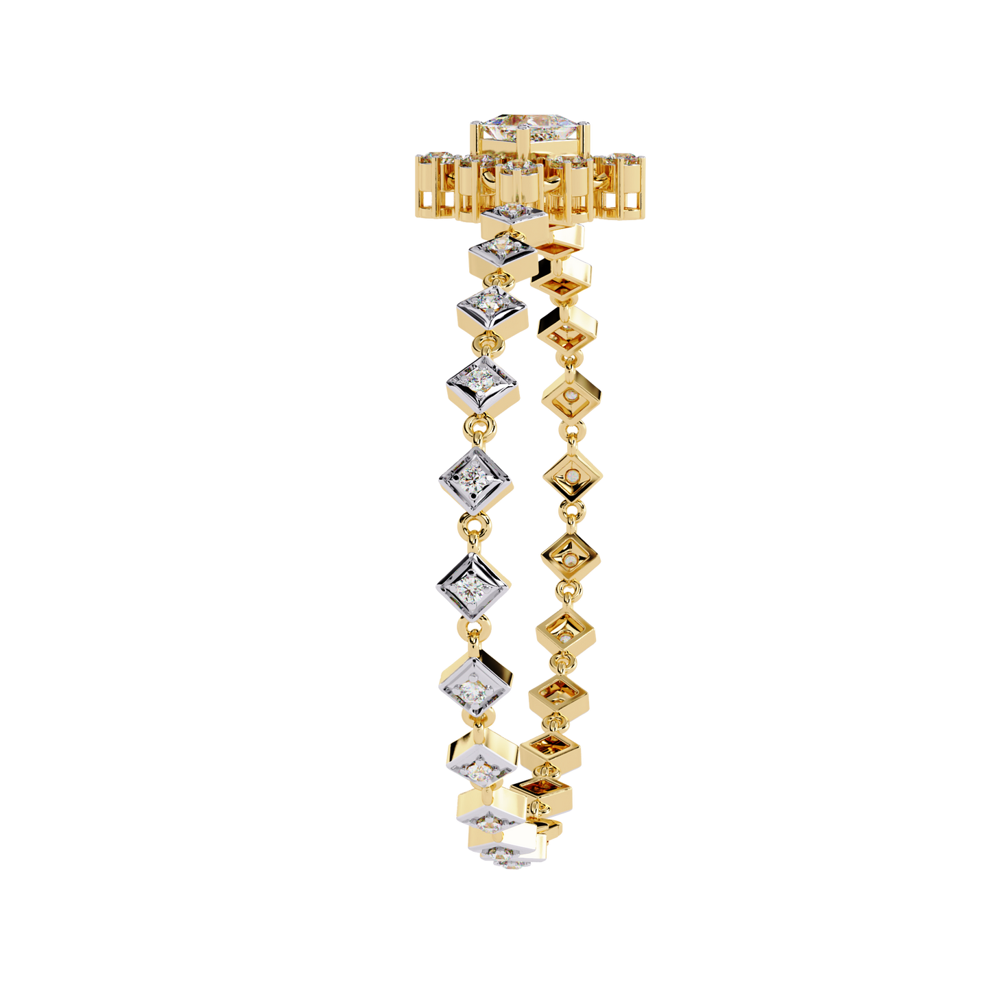 Delicate Diamond Chain Bracelet