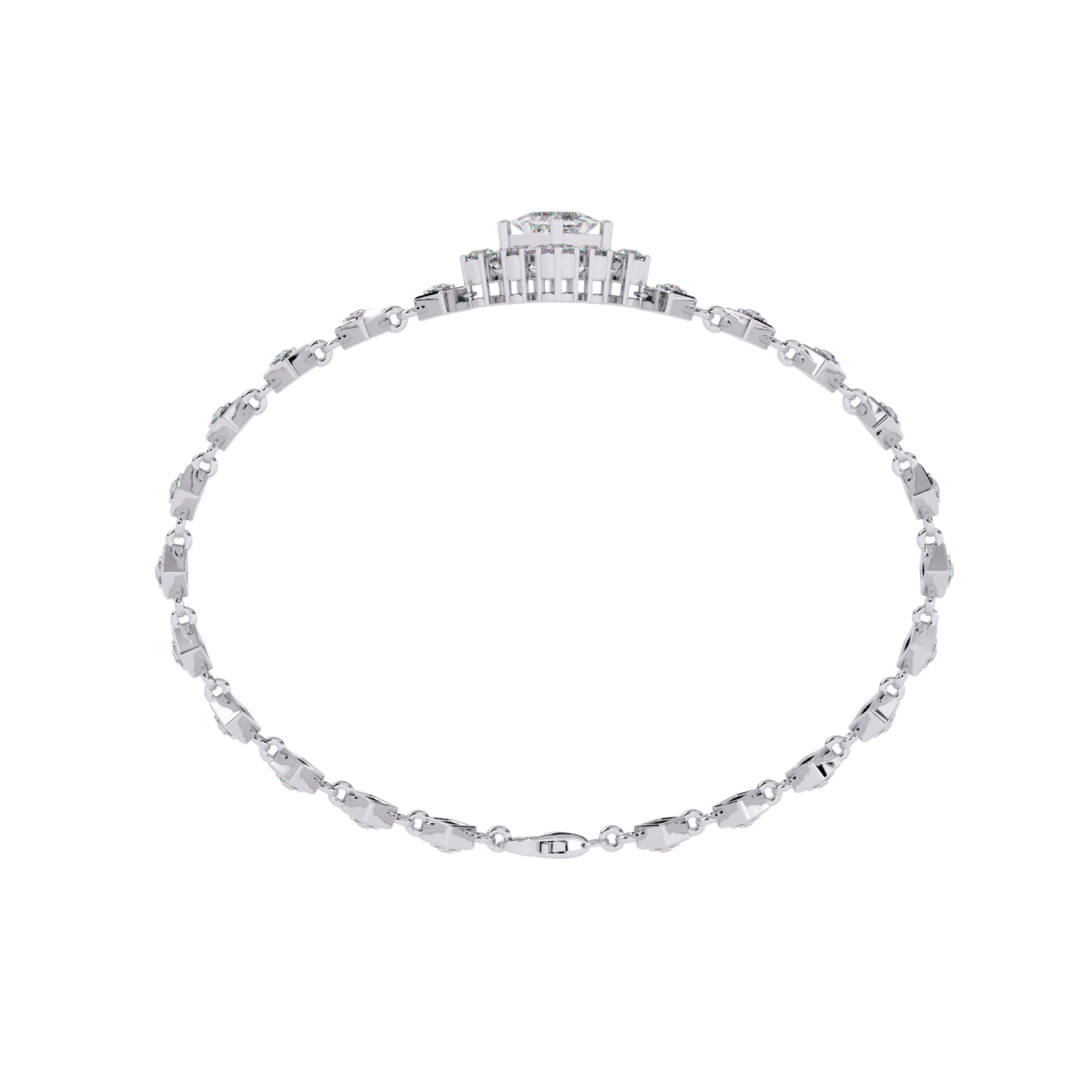 Delicate Diamond Chain Bracelet