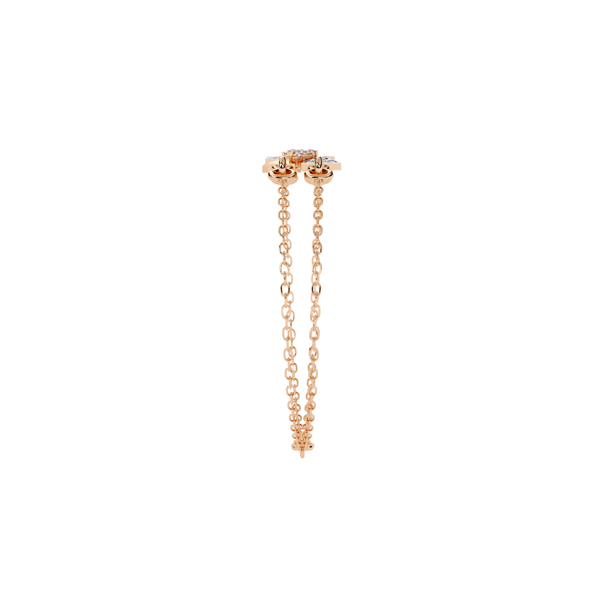 Buy Designer Triangle Diamond Chain Bracelet