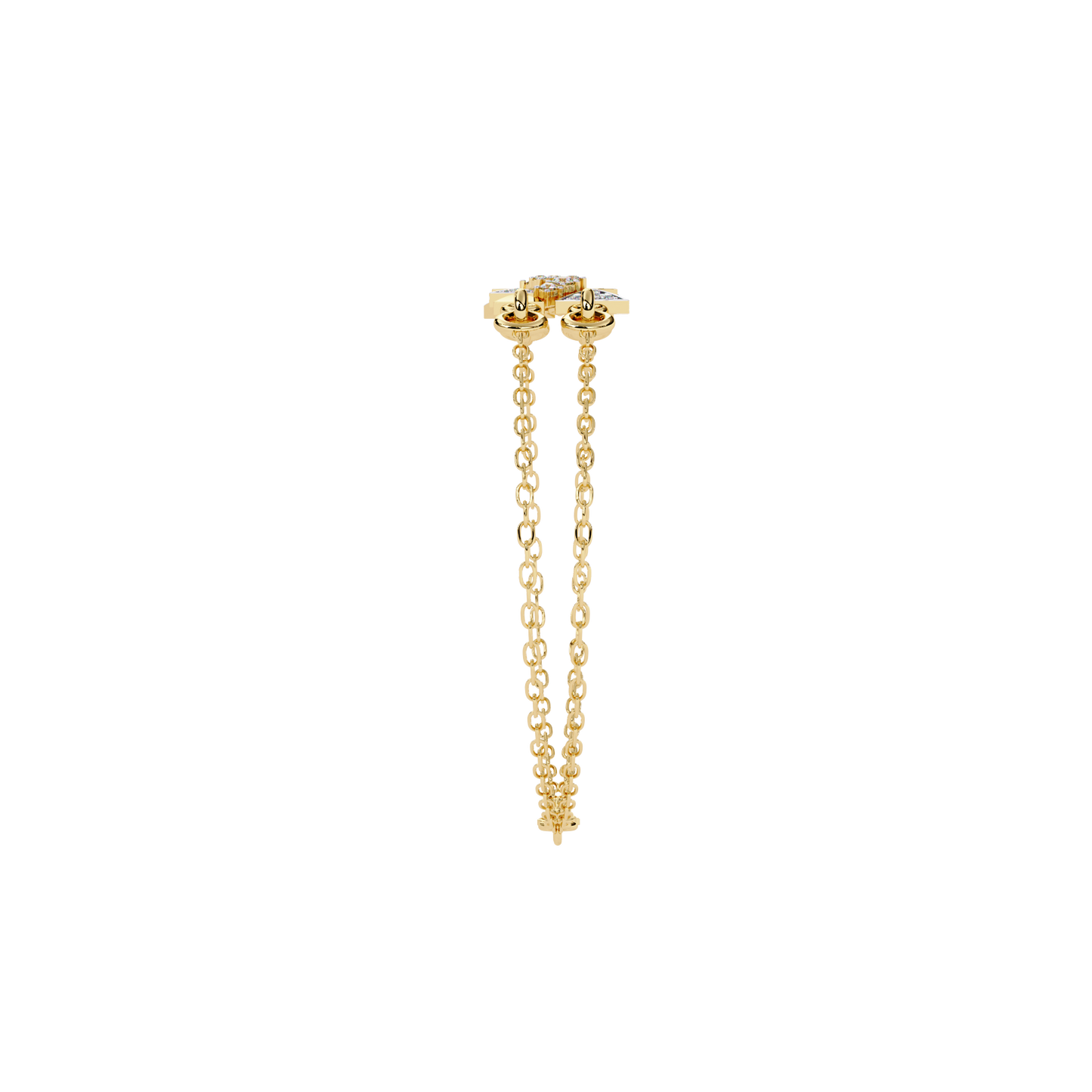 Buy Designer Triangle Diamond Chain Bracelet