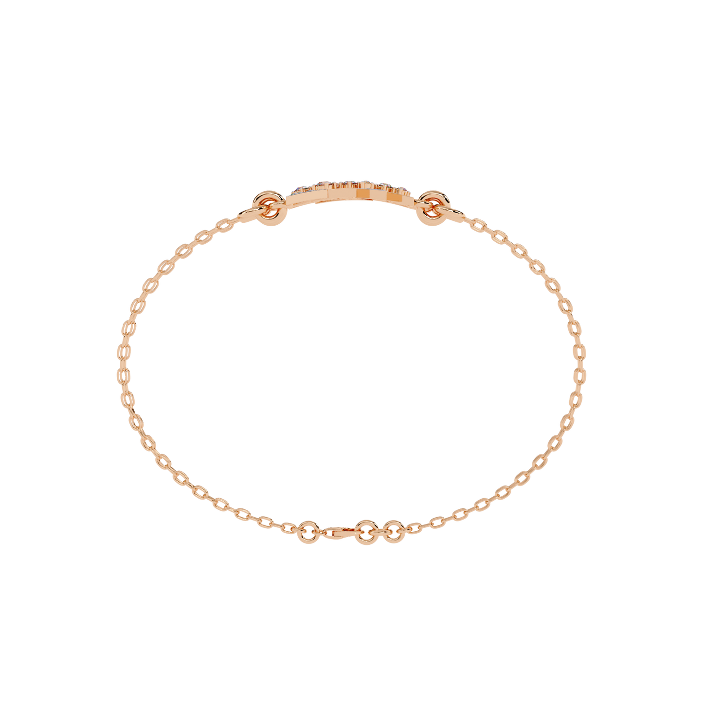 Buy Designer Triangle Diamond Chain Bracelet
