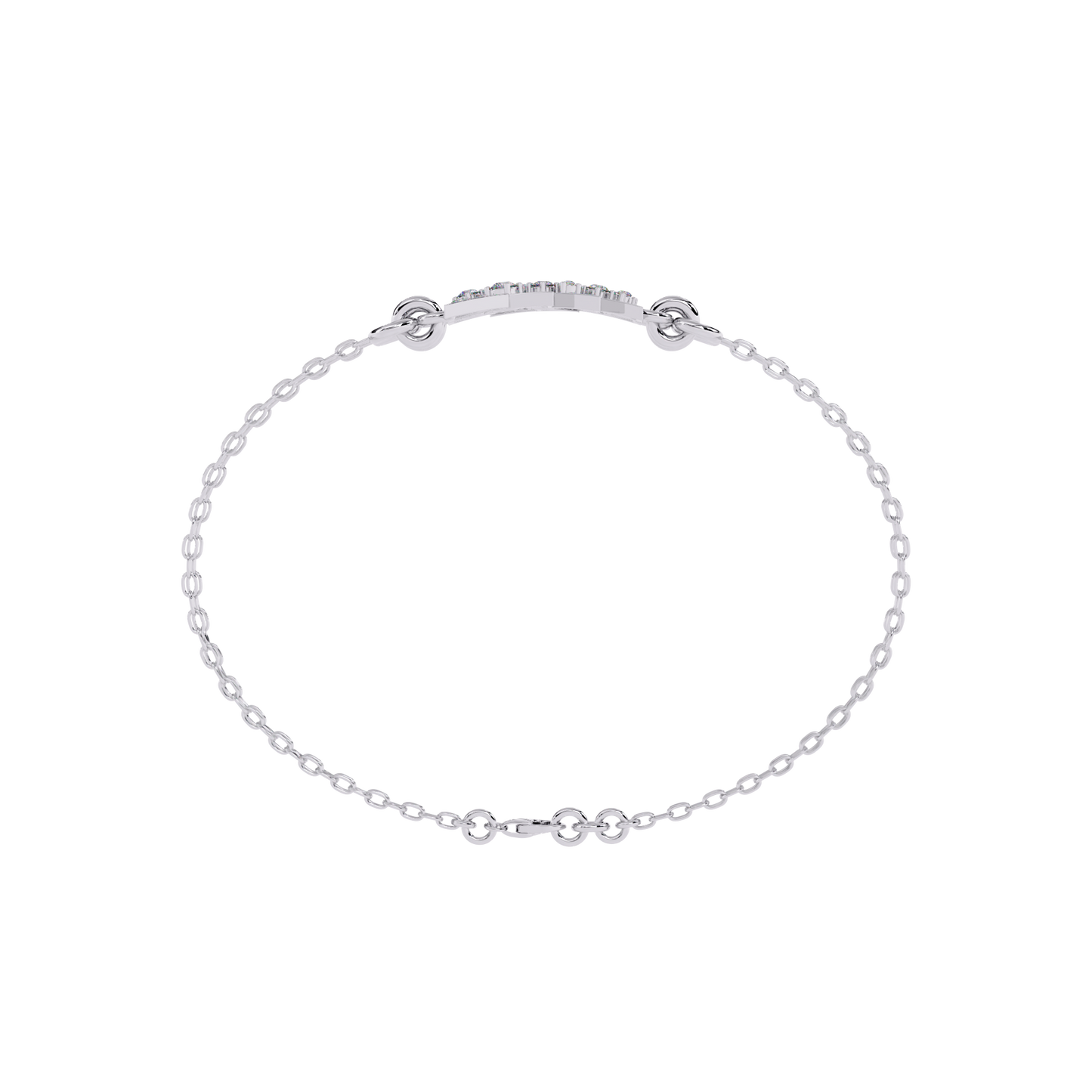 Buy Designer Triangle Diamond Chain Bracelet