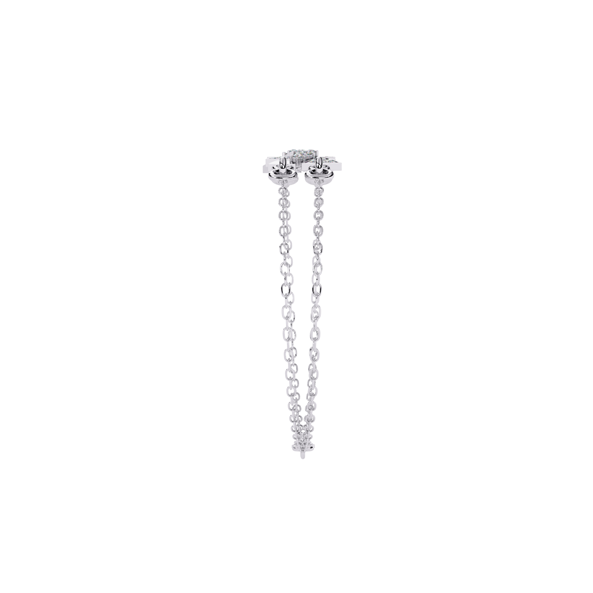 Buy Designer Triangle Diamond Chain Bracelet