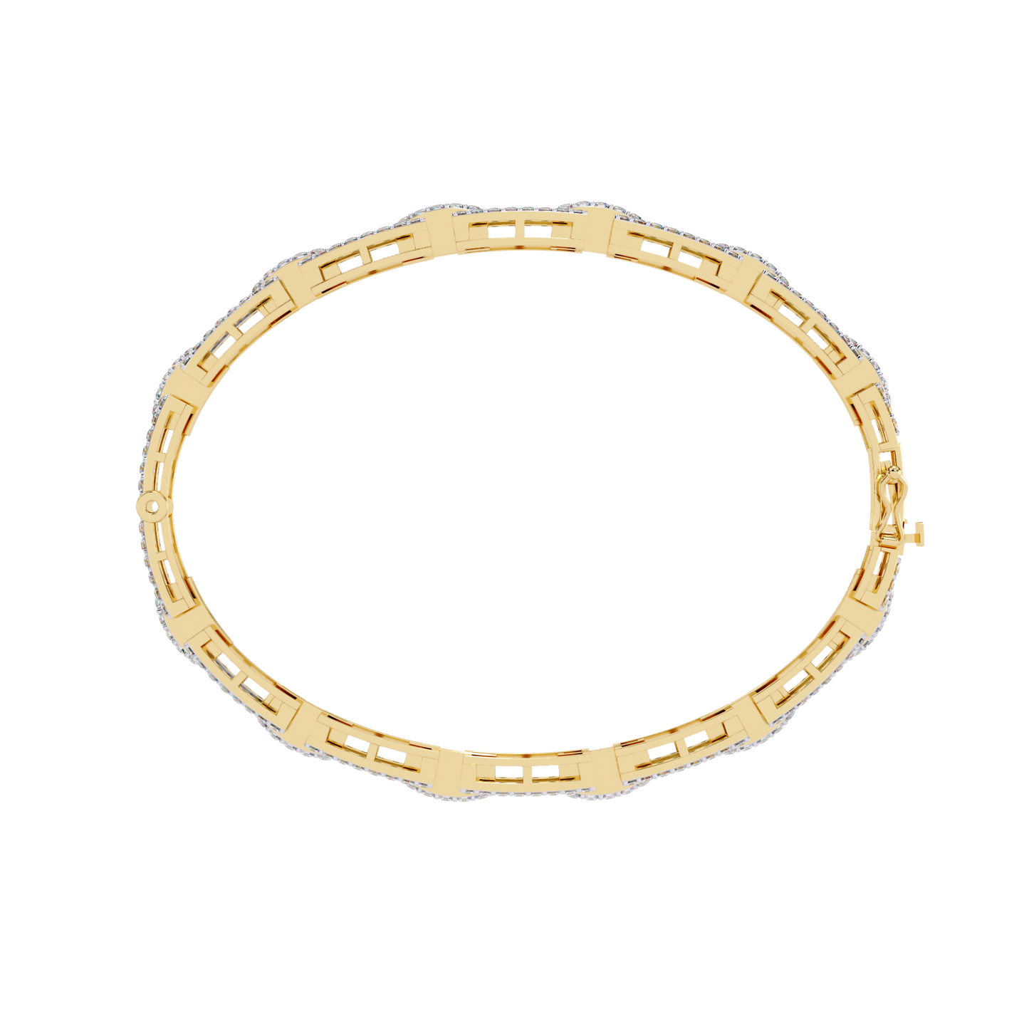 Synthetic Diamond Bracelet