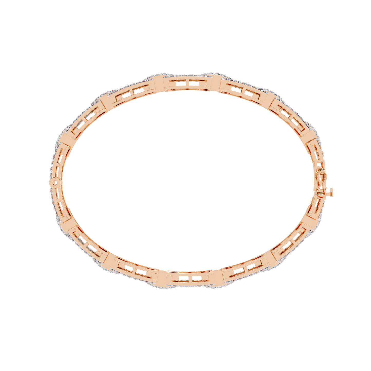 Synthetic Diamond Bracelet