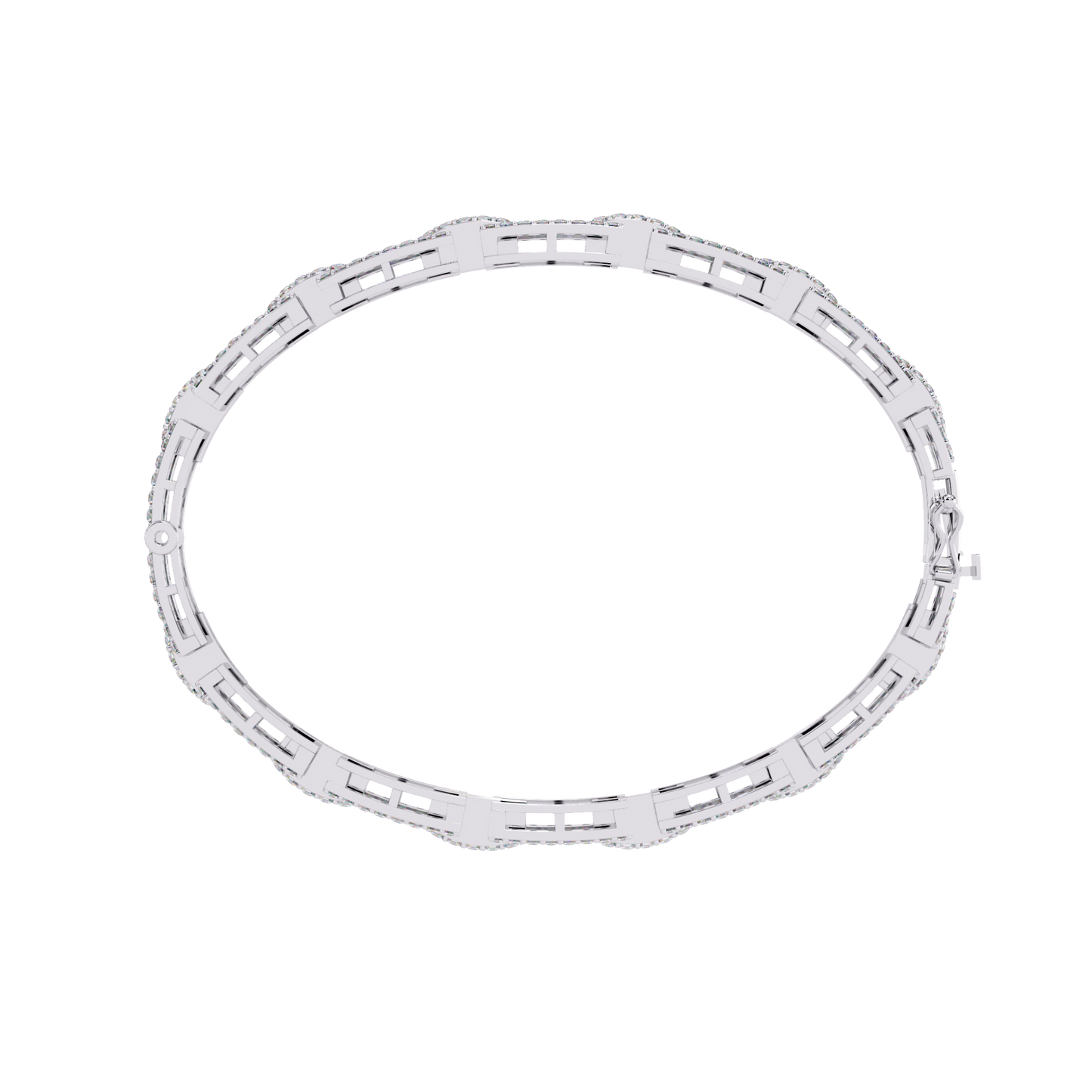 Synthetic Diamond Bracelet