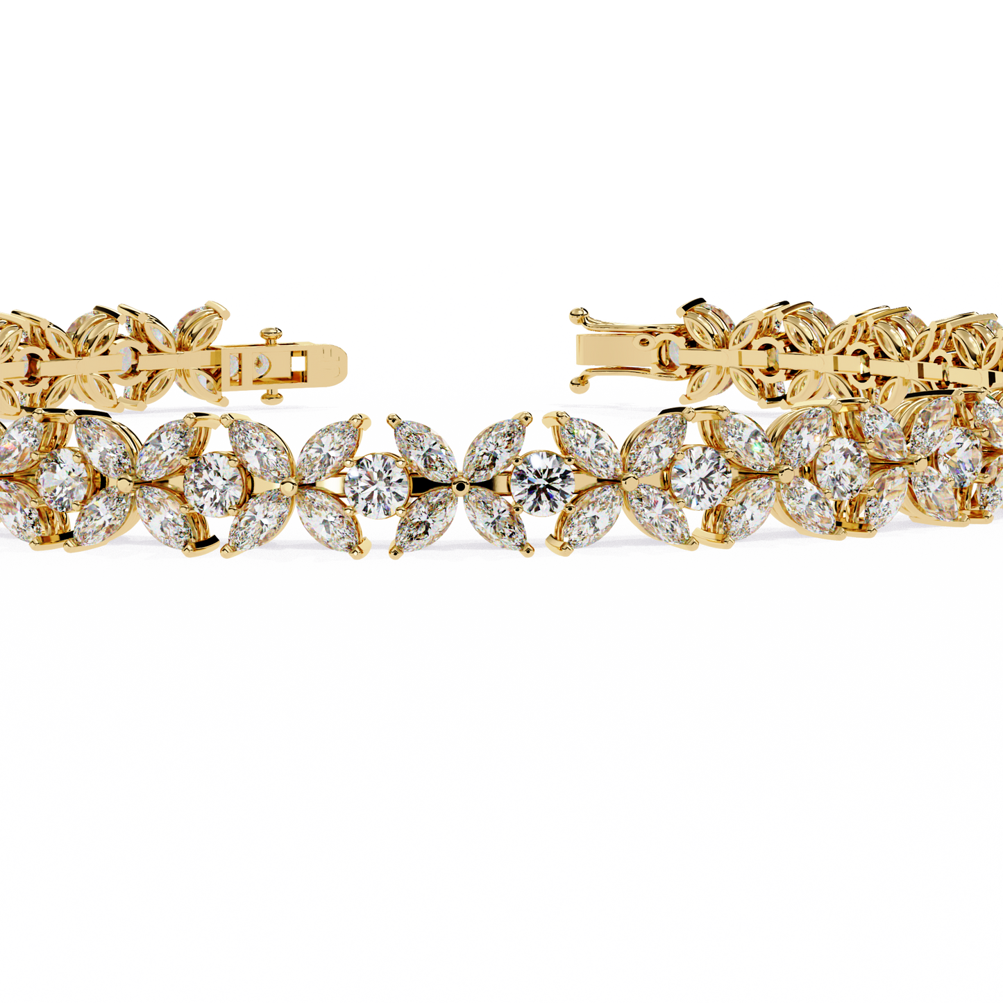 Alyssa Marquise Tennis Bracelet