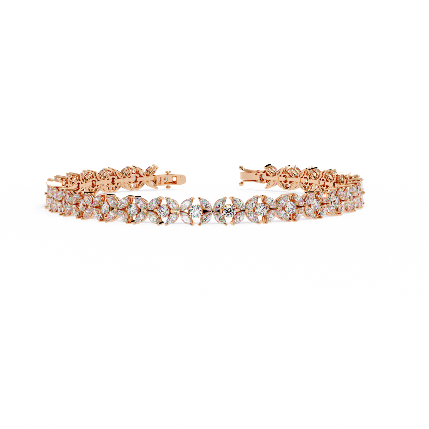 Alyssa Marquise Tennis Bracelet
