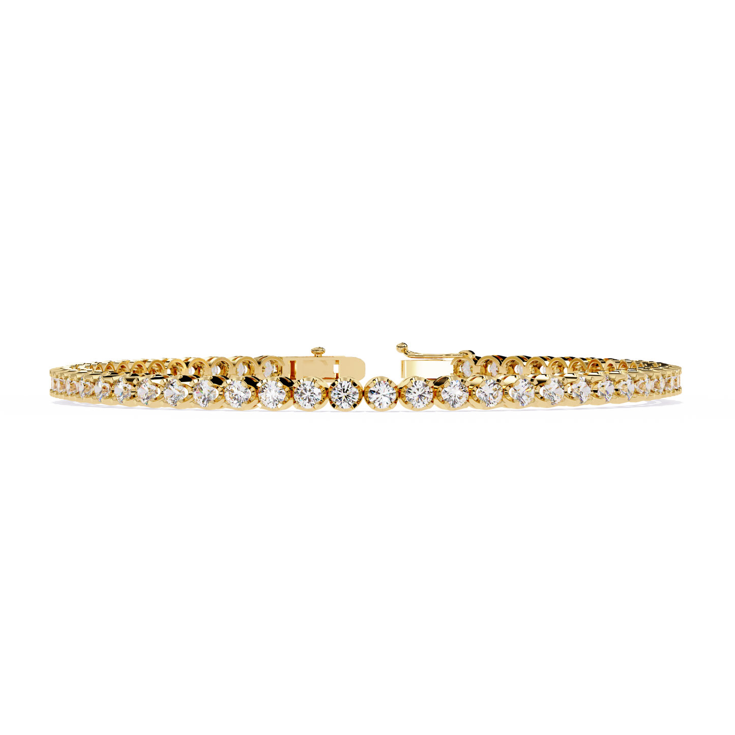 Tennis Diamond Bracelet in Round Lab Grown Diamonds