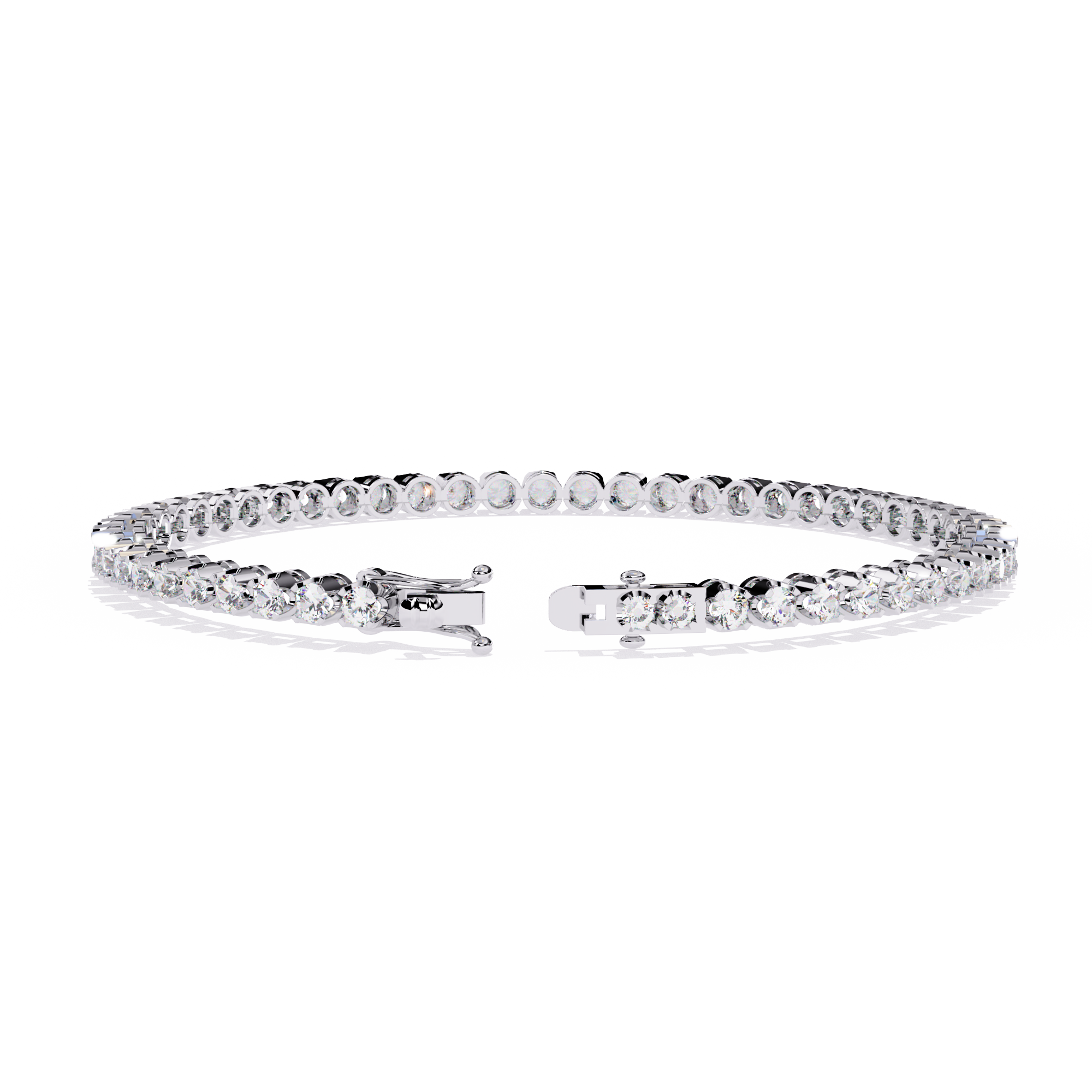 Tennis Diamond Bracelet in Round Lab Grown Diamonds