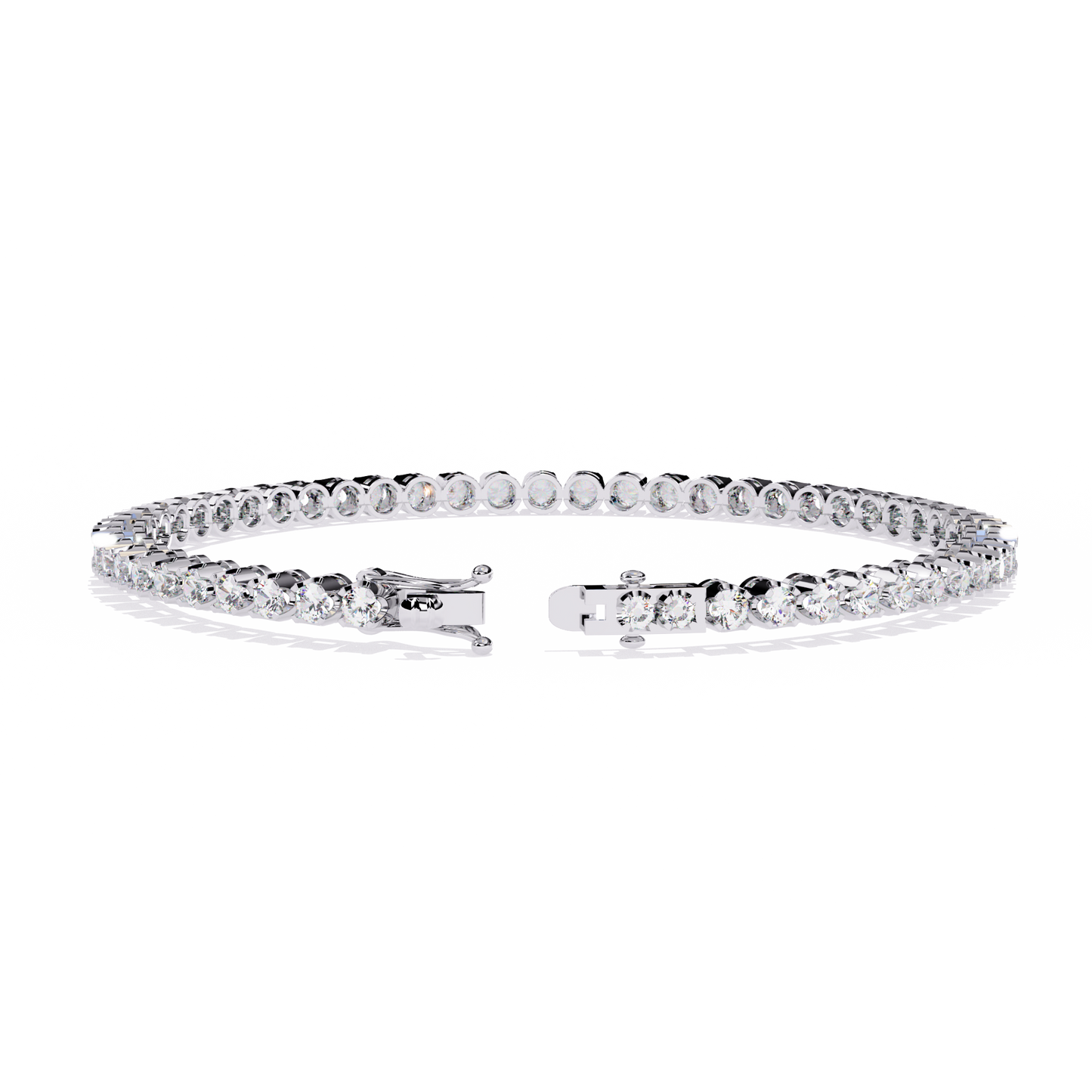 Tennis Diamond Bracelet in Round Lab Grown Diamonds