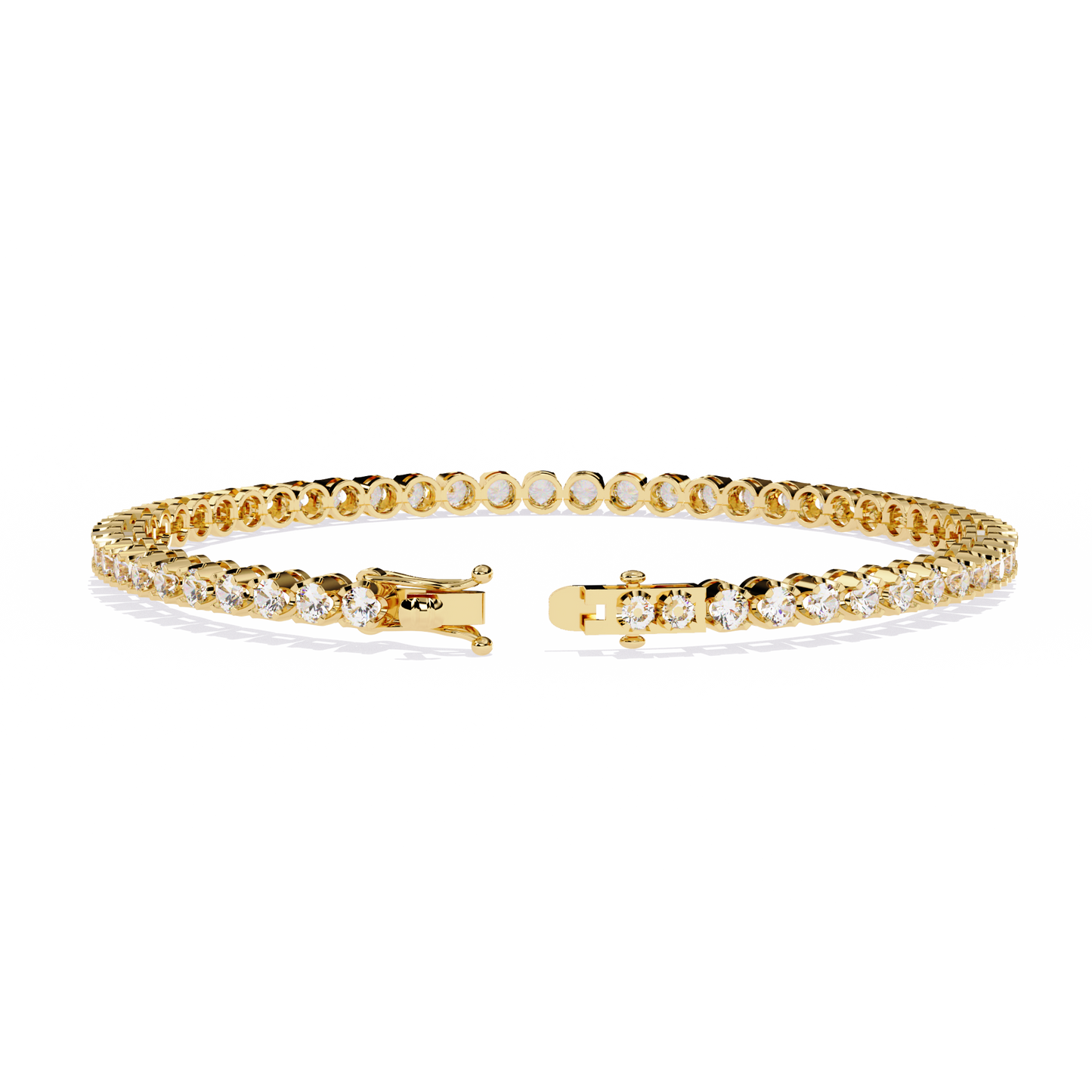 Tennis Diamond Bracelet in Round Lab Grown Diamonds