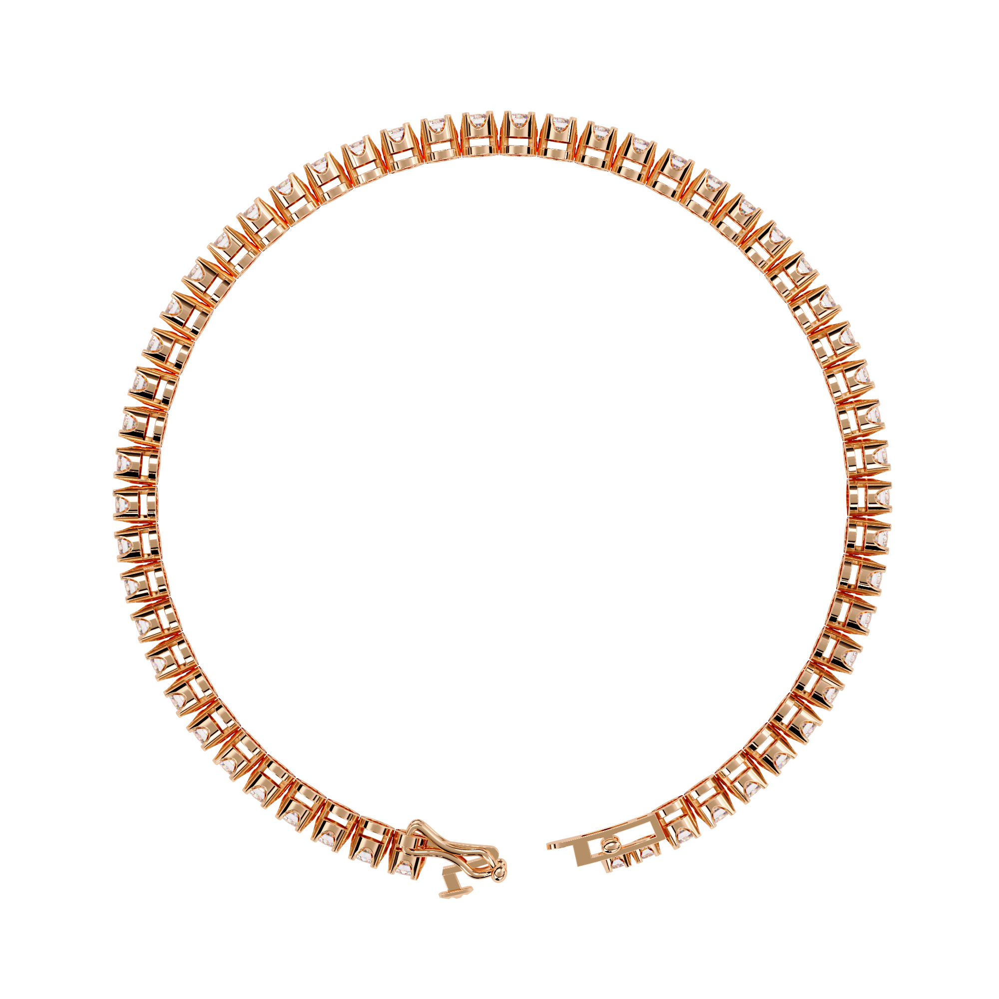 Tennis Diamond Bracelet in Round Lab Grown Diamonds