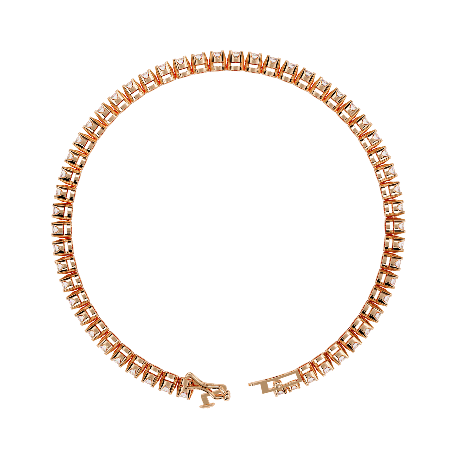 Tennis Diamond Bracelet in Round Lab Grown Diamonds