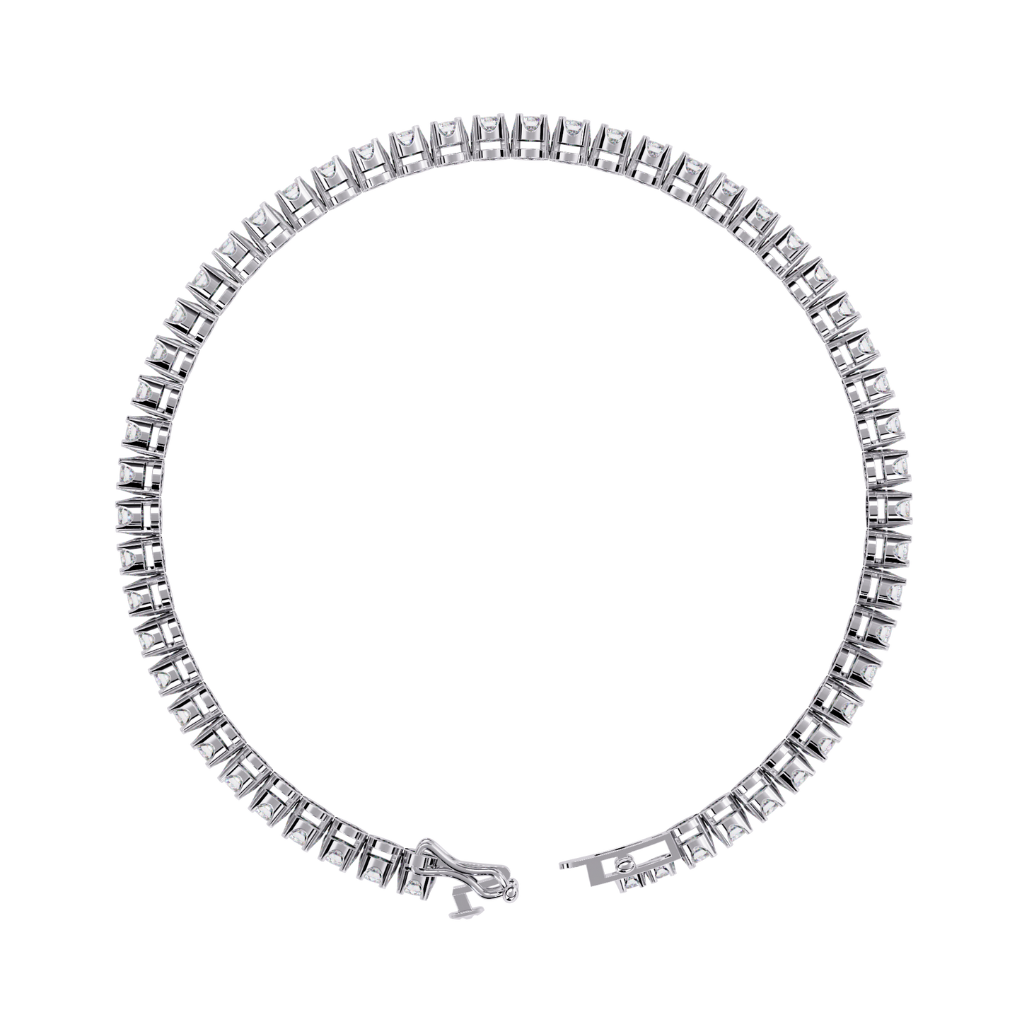 Tennis Diamond Bracelet in Round Lab Grown Diamonds