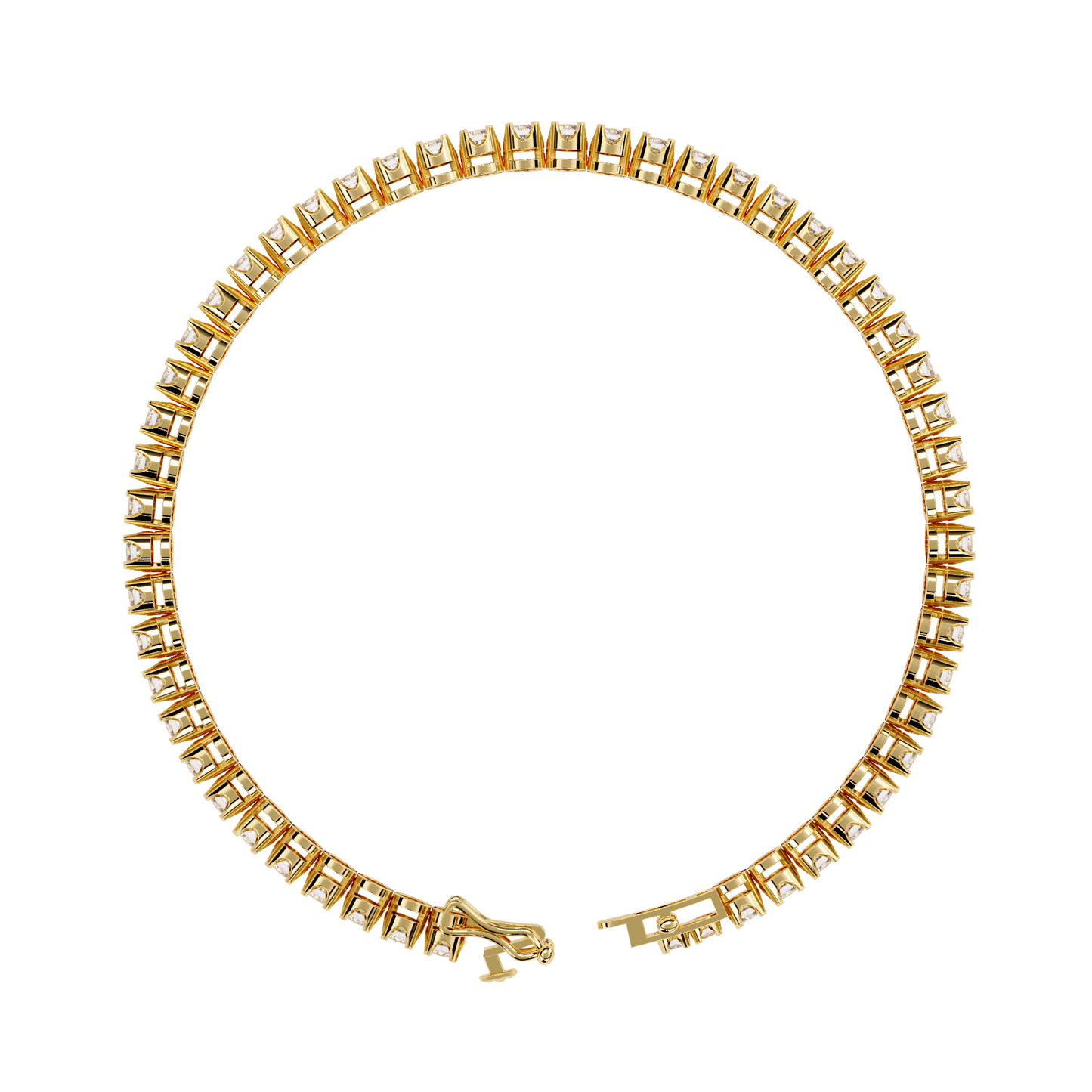 Tennis Diamond Bracelet in Round Lab Grown Diamonds
