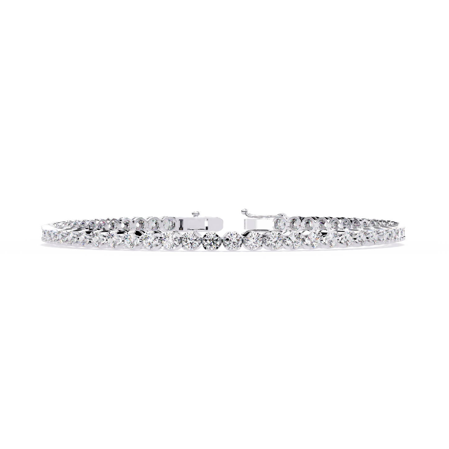 Tennis Diamond Bracelet in Round Lab Grown Diamonds