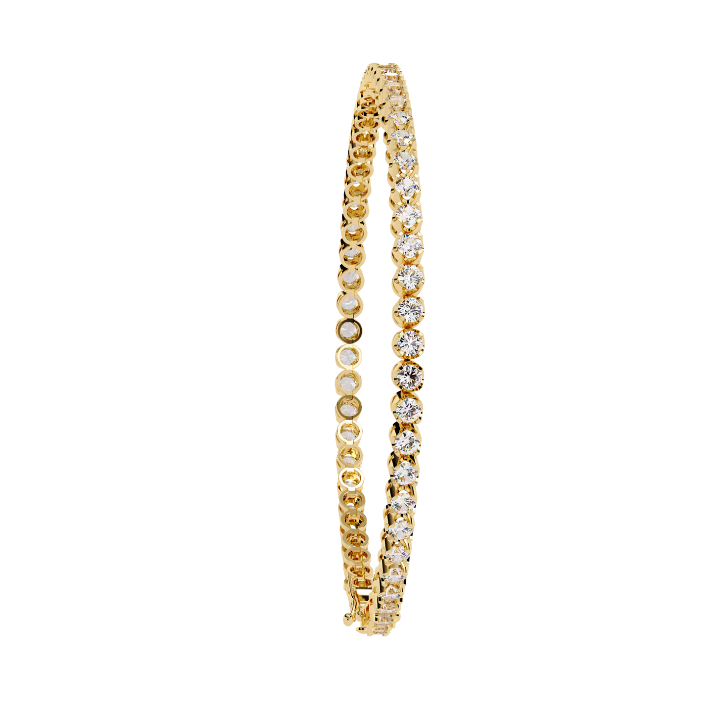 Tennis Diamond Bracelet in Round Lab Grown Diamonds
