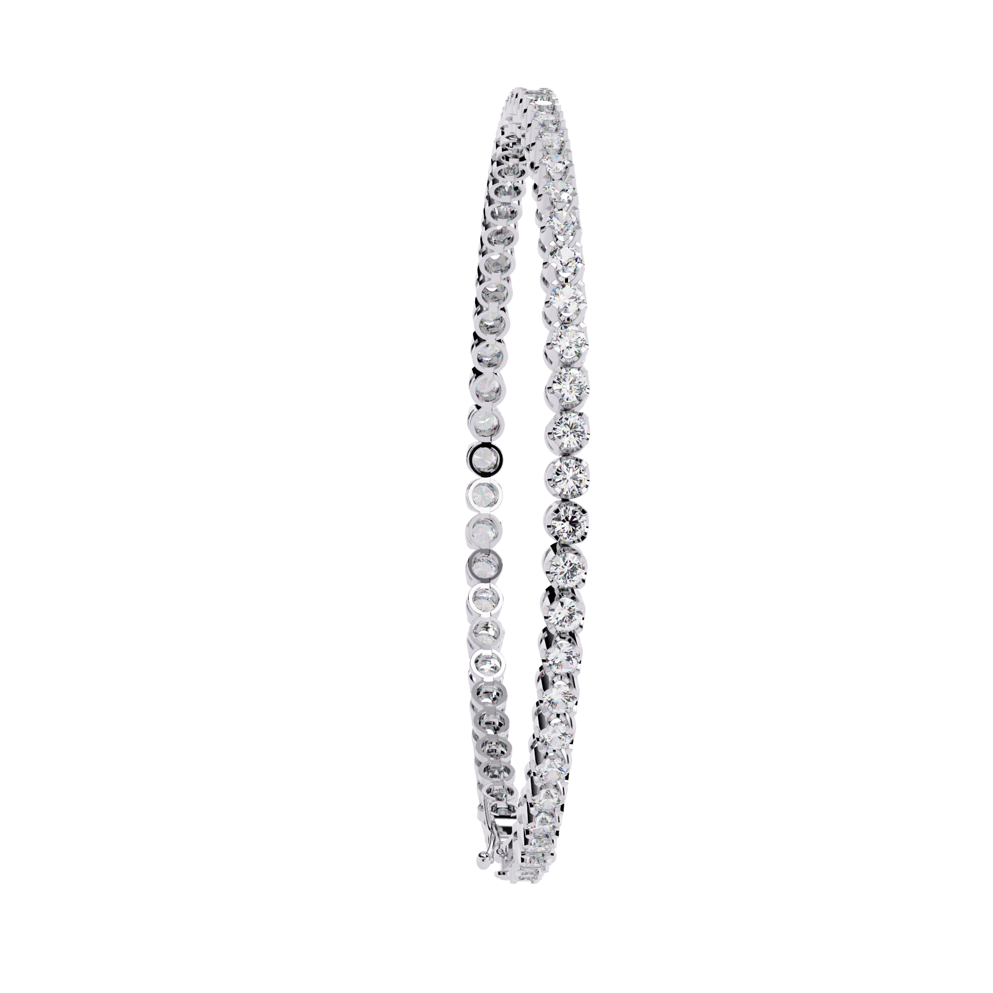 Tennis Diamond Bracelet in Round Lab Grown Diamonds
