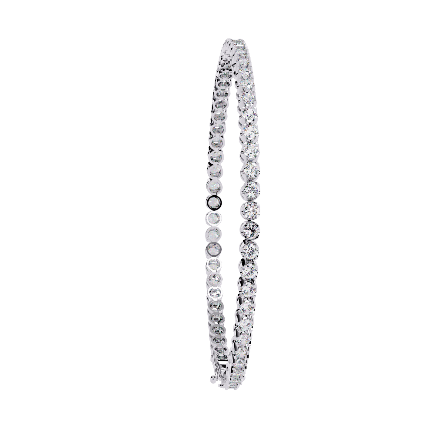 Tennis Diamond Bracelet in Round Lab Grown Diamonds