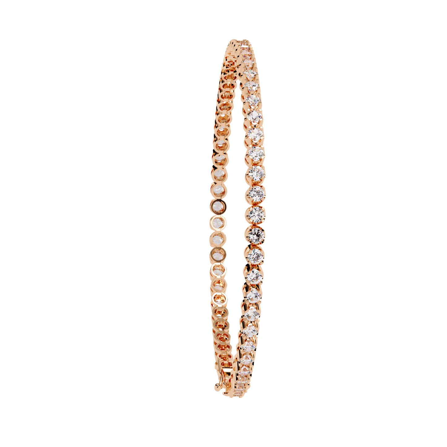 Tennis Diamond Bracelet in Round Lab Grown Diamonds