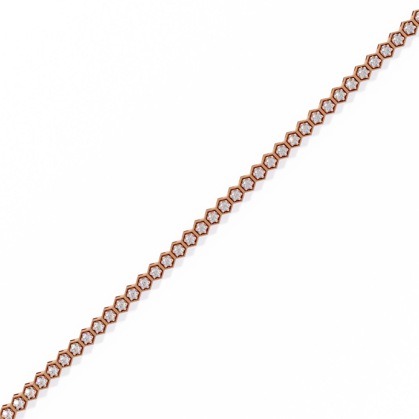 Honeycomb Diamond Bracelet