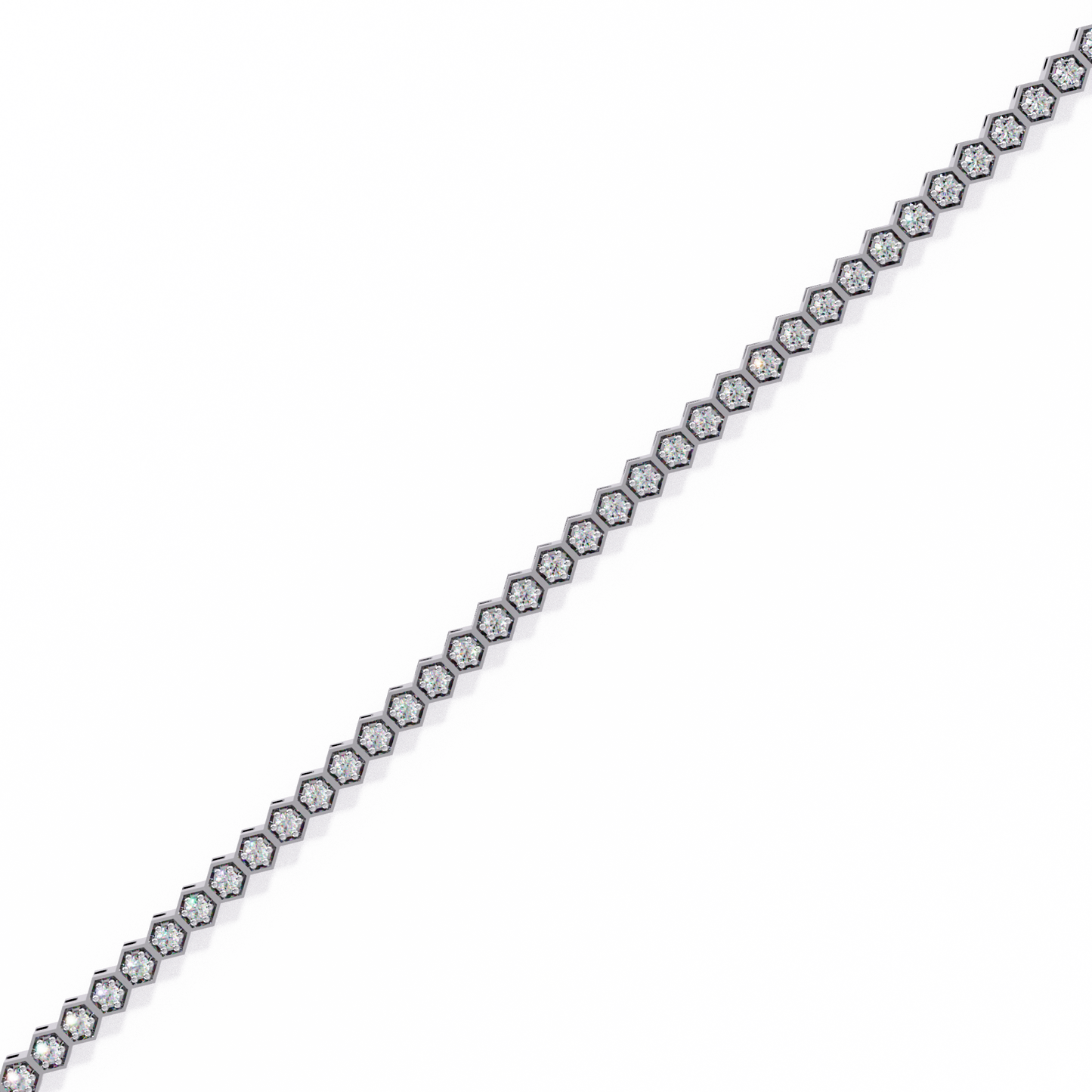 Honeycomb Diamond Bracelet