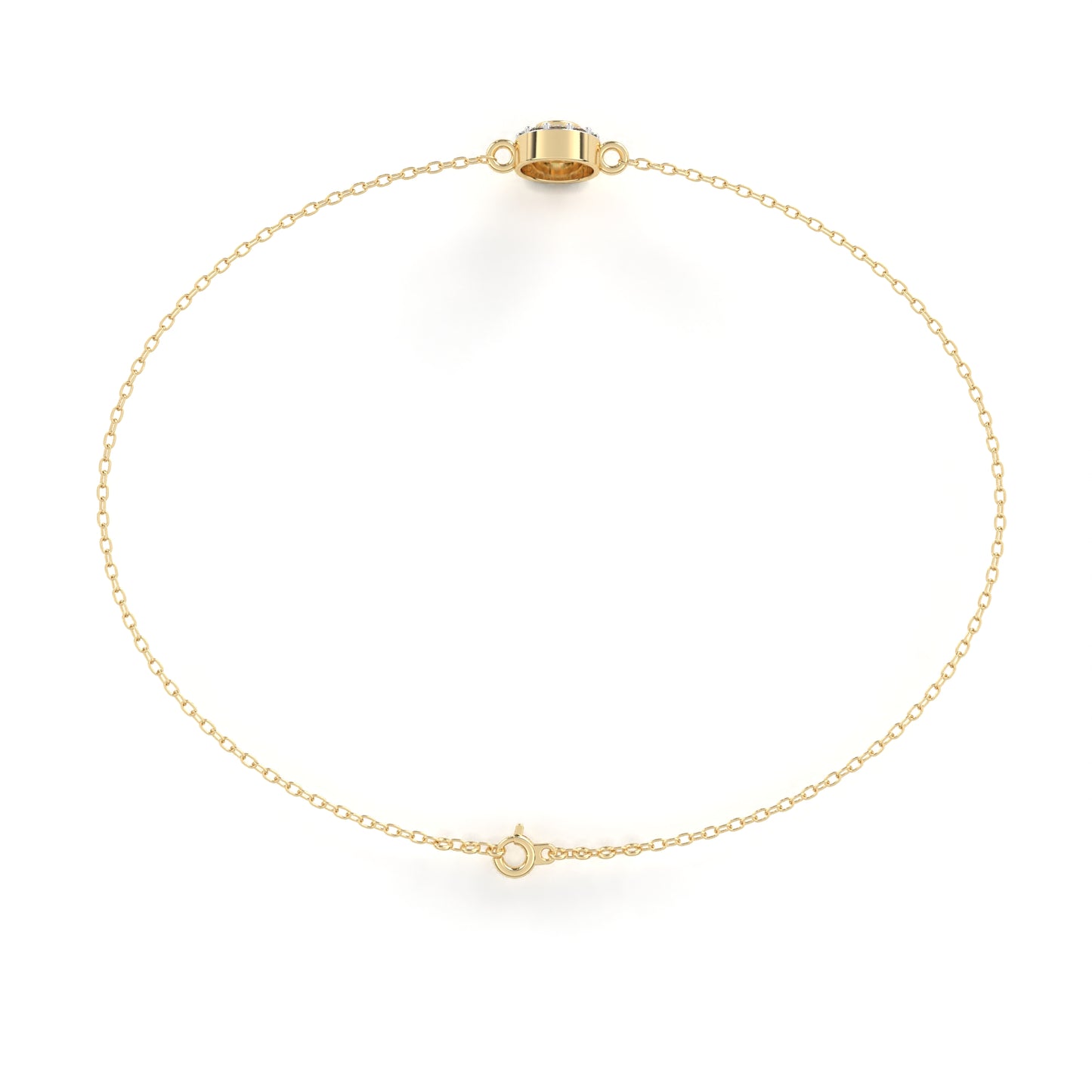 Centre of attention Lab Grown diamond bracelet