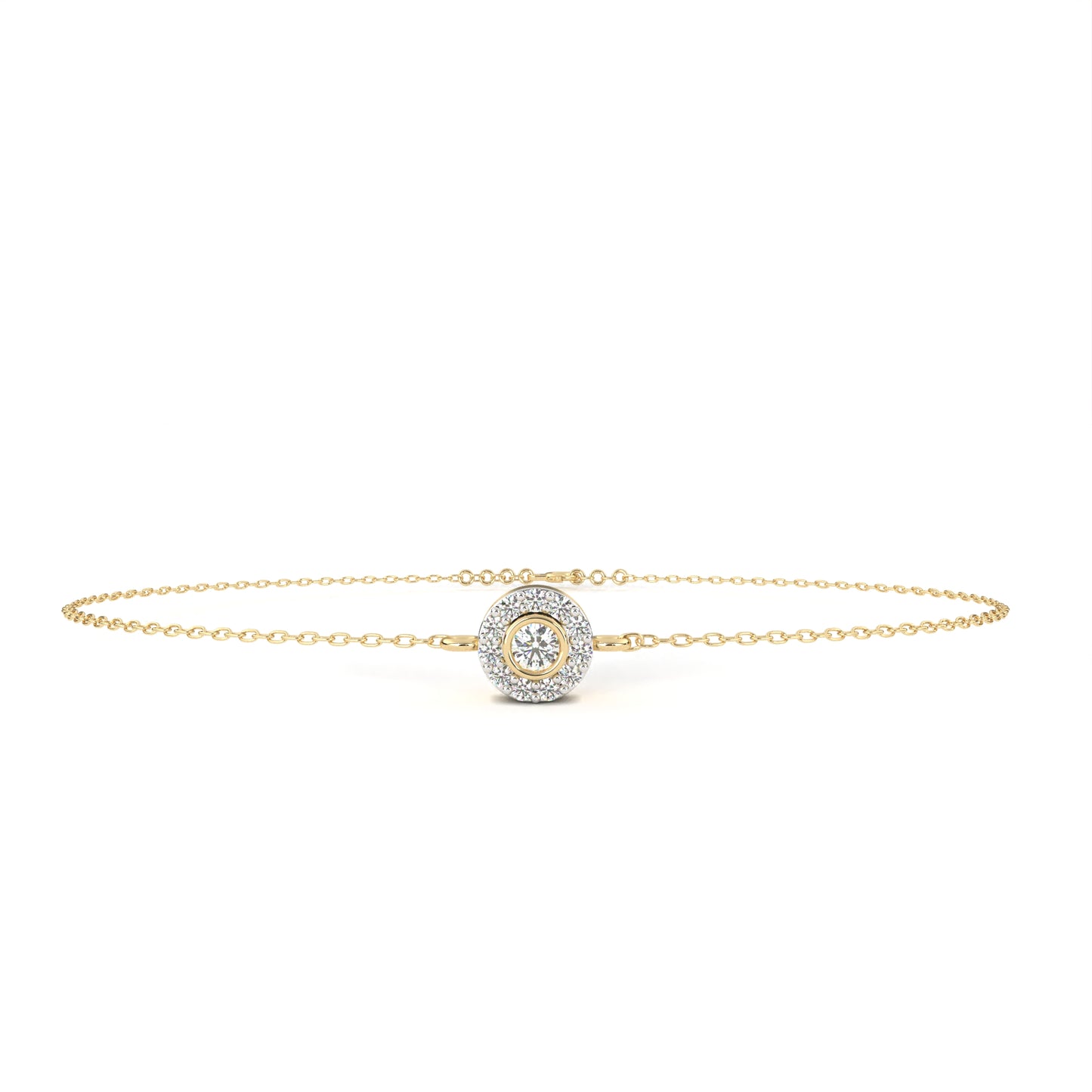 Centre of attention Lab Grown diamond bracelet
