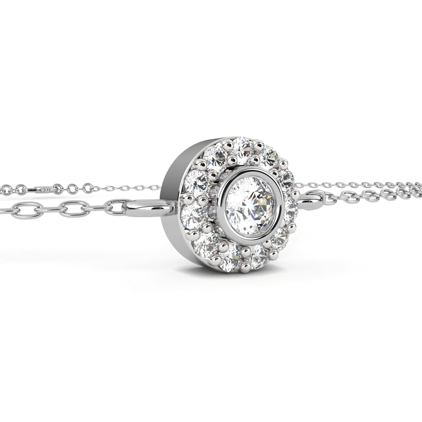 Centre of attention Lab Grown diamond bracelet
