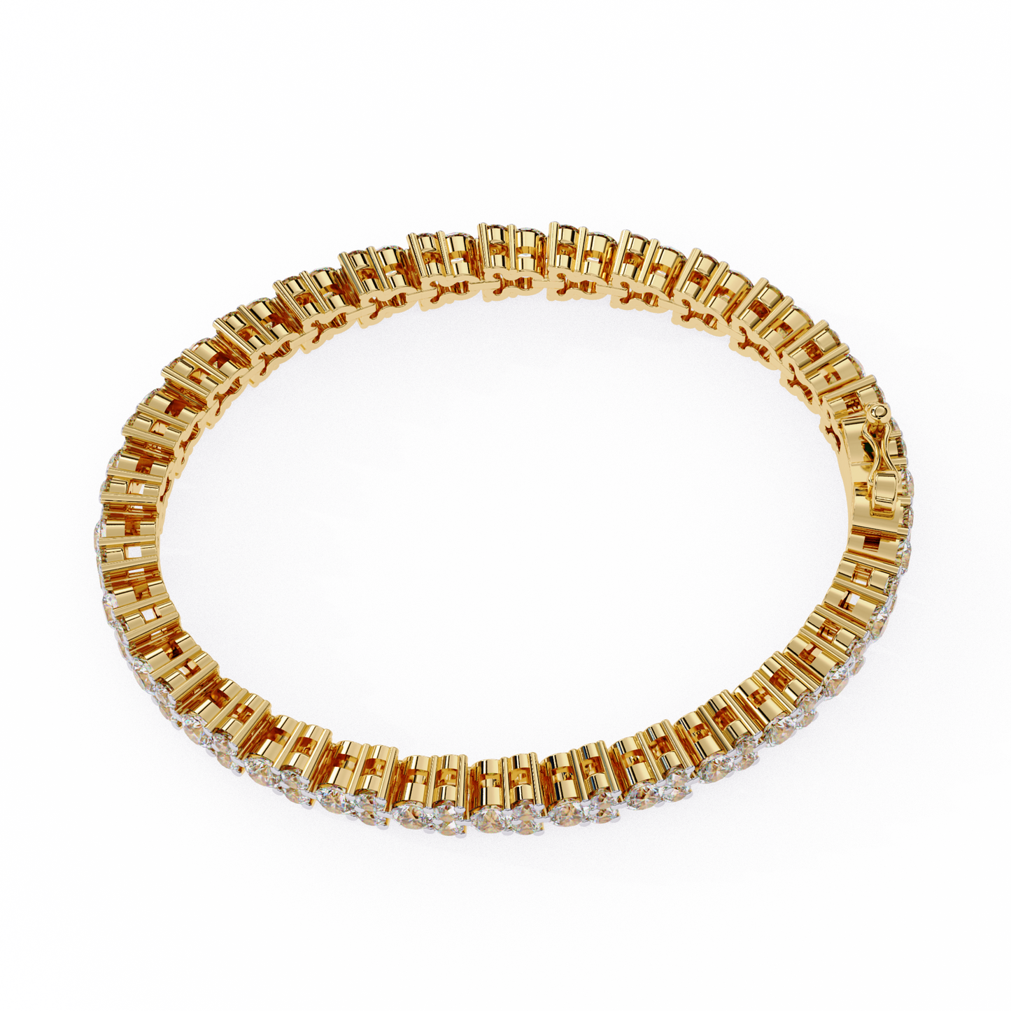 Trio Round Lab Grown Diamonds Bracelet